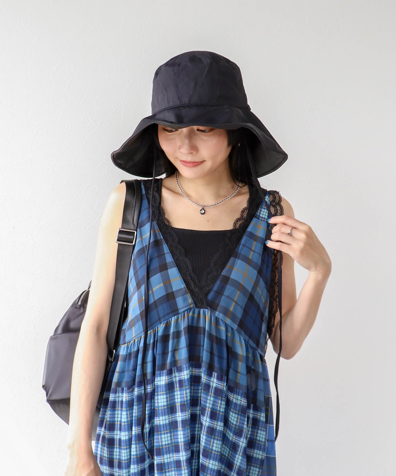 【Wpc.】UVカット接触冷感つば広HAT