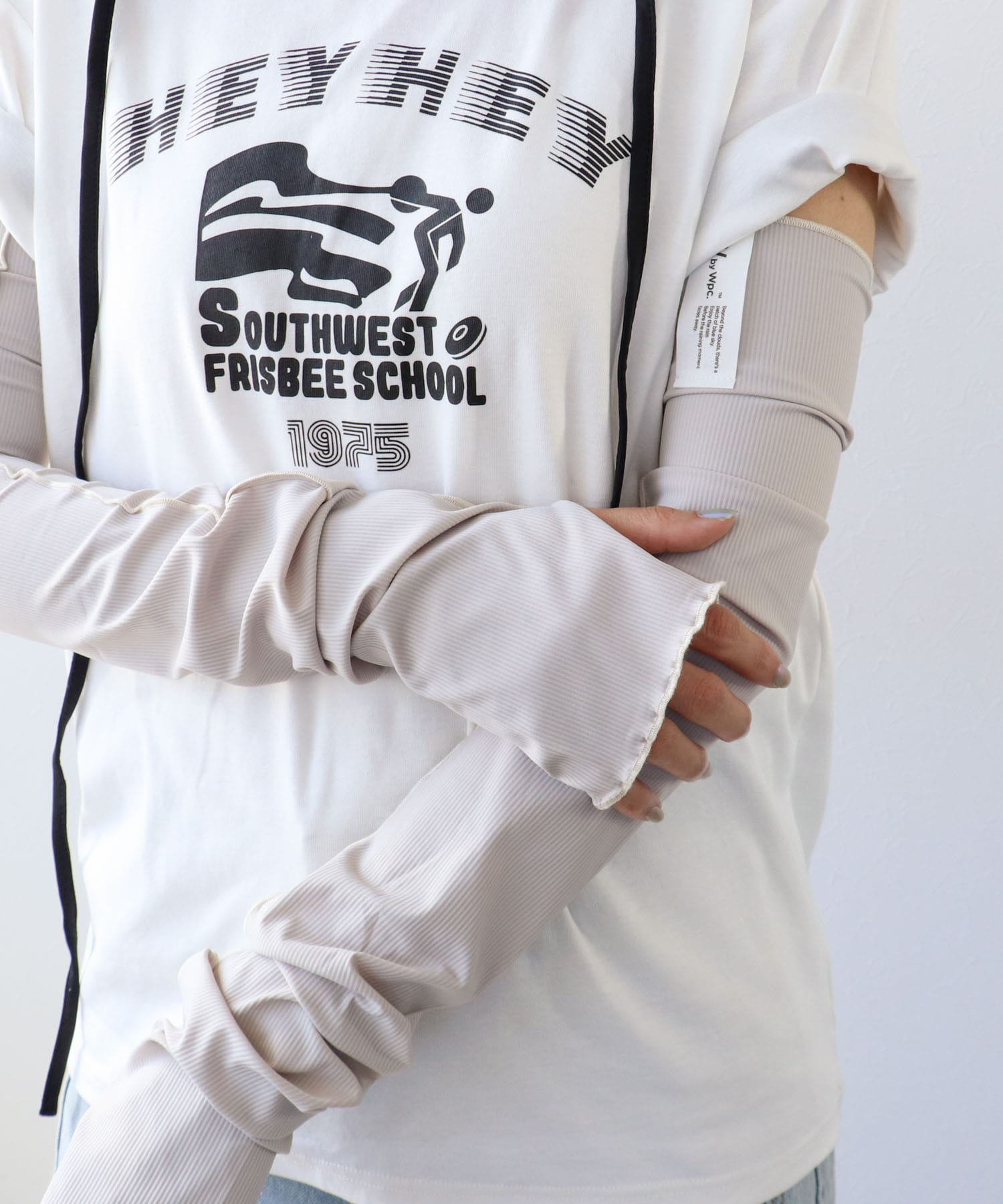 【Wpc.】UVカット接触冷感アームカバー