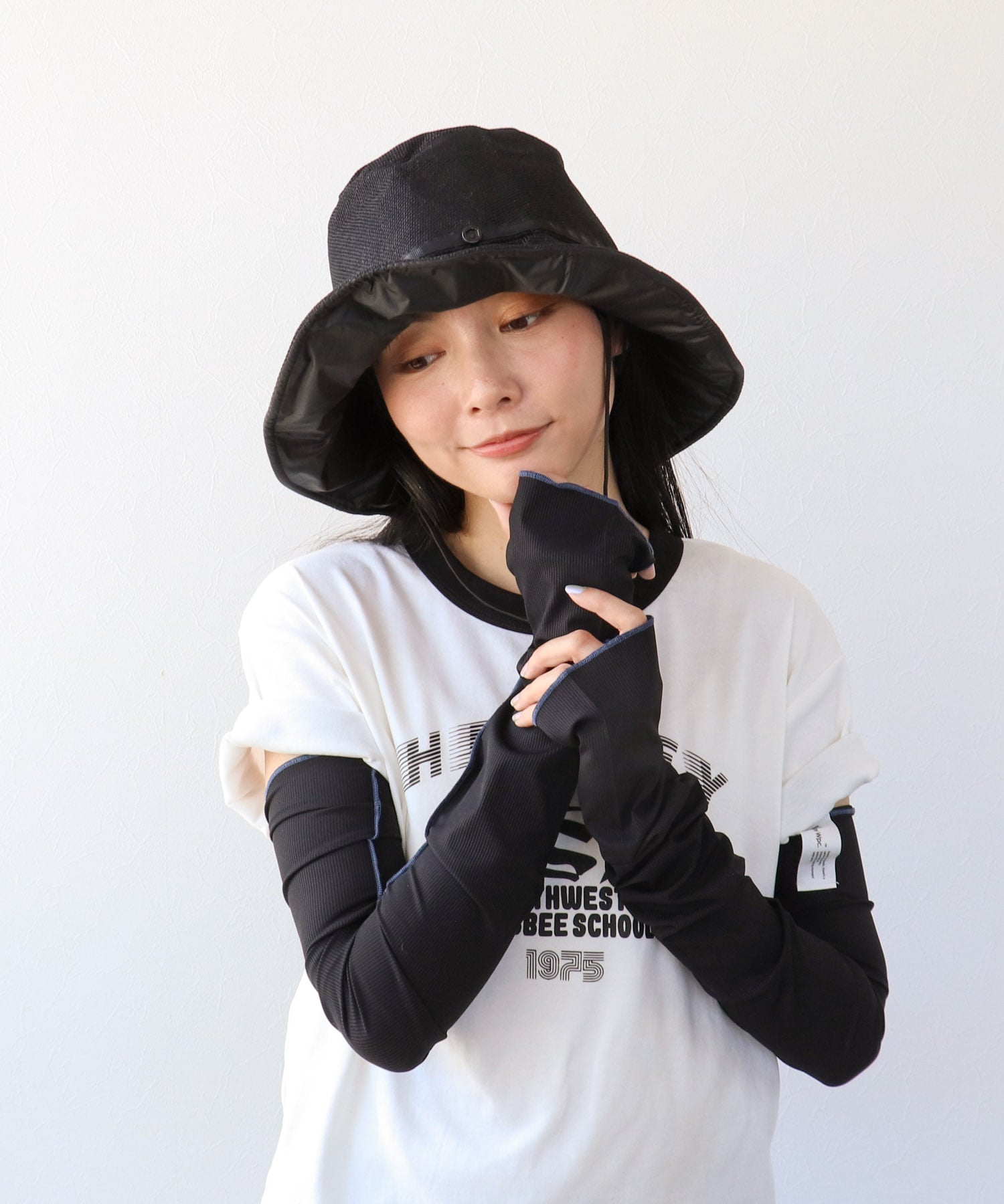 【Wpc.】UVカット接触冷感アームカバー