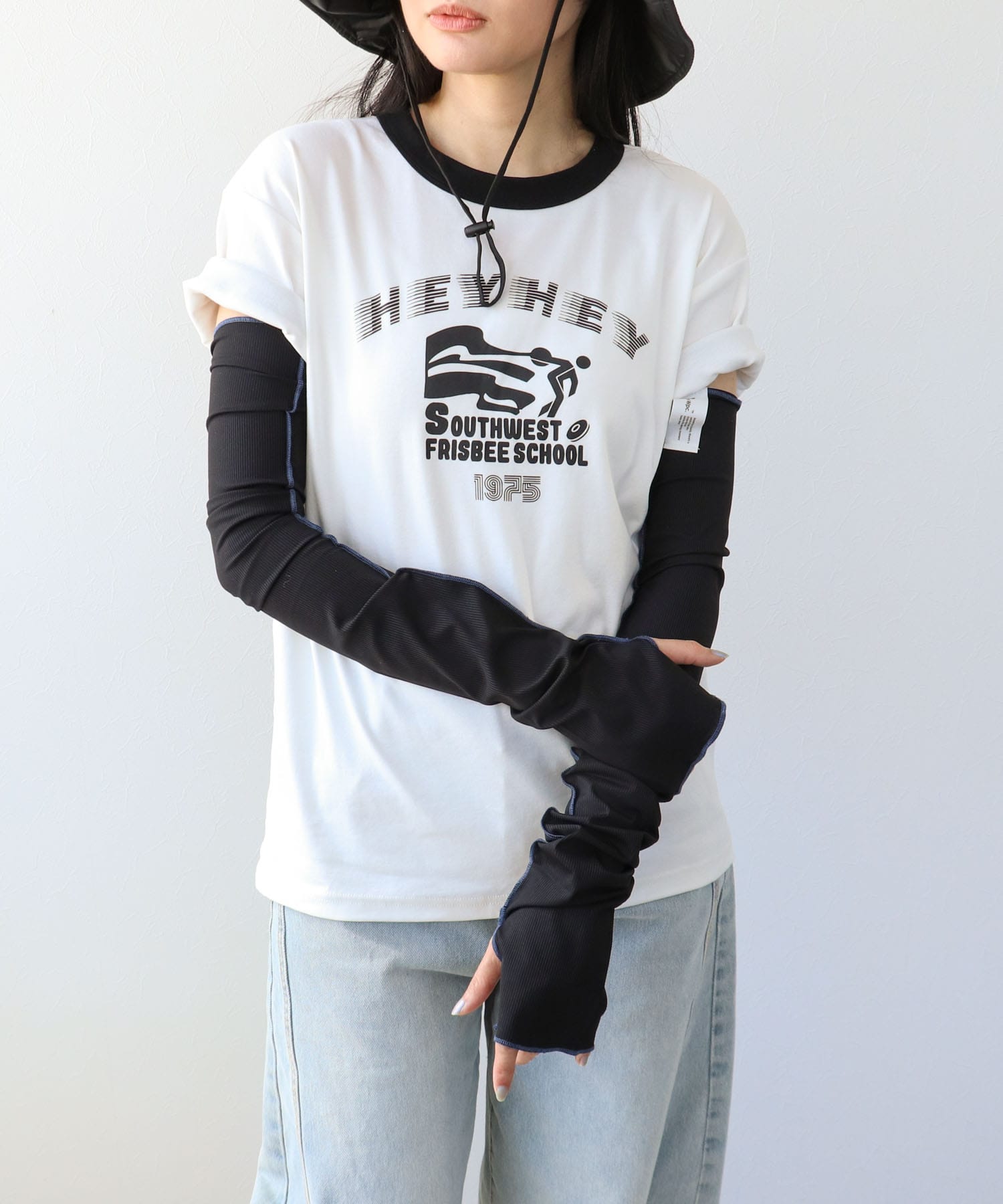 【Wpc.】UVカット接触冷感アームカバー