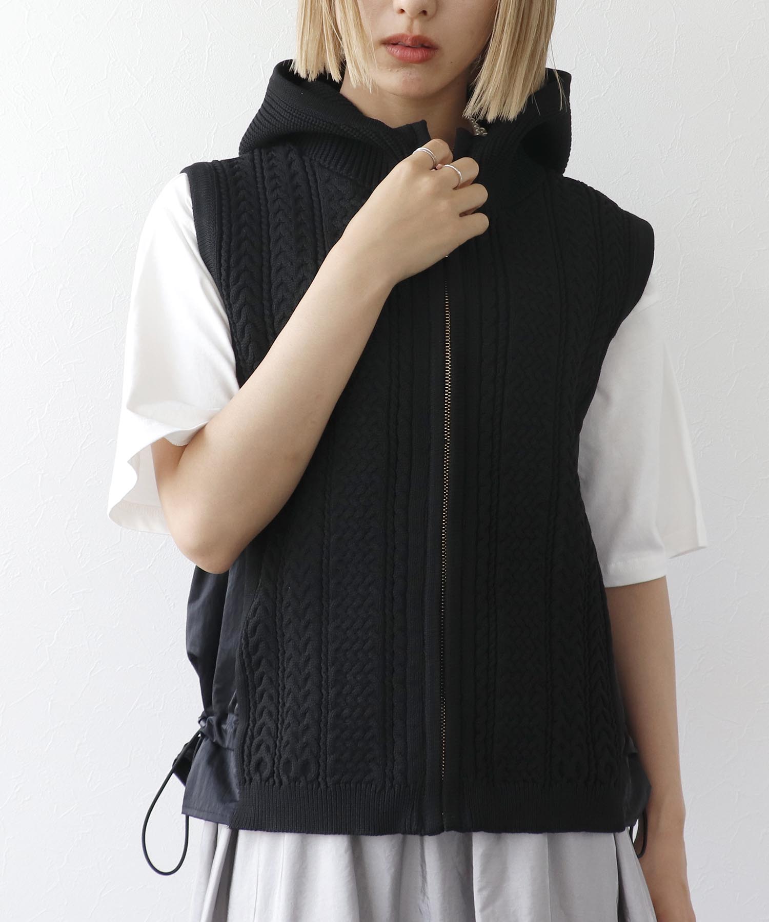 【追加】ケーブル布帛ドッキングベスト