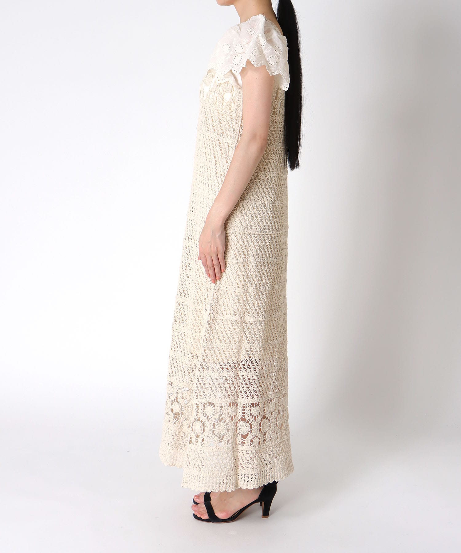 ≪4/16(木)予約開始≫ドッキングスリーブクロシェワンピース