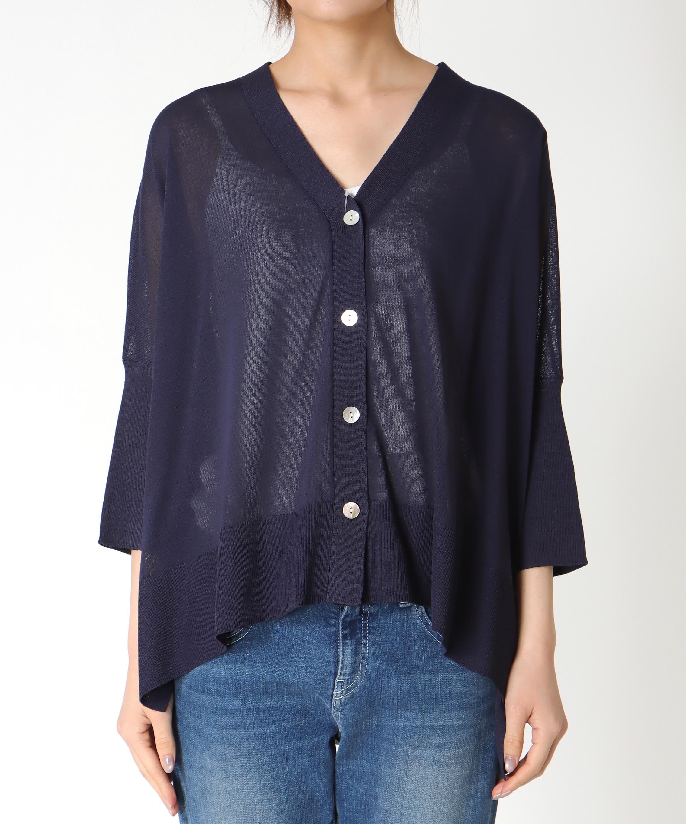 UVサラサラBOXカーディガン 26ss