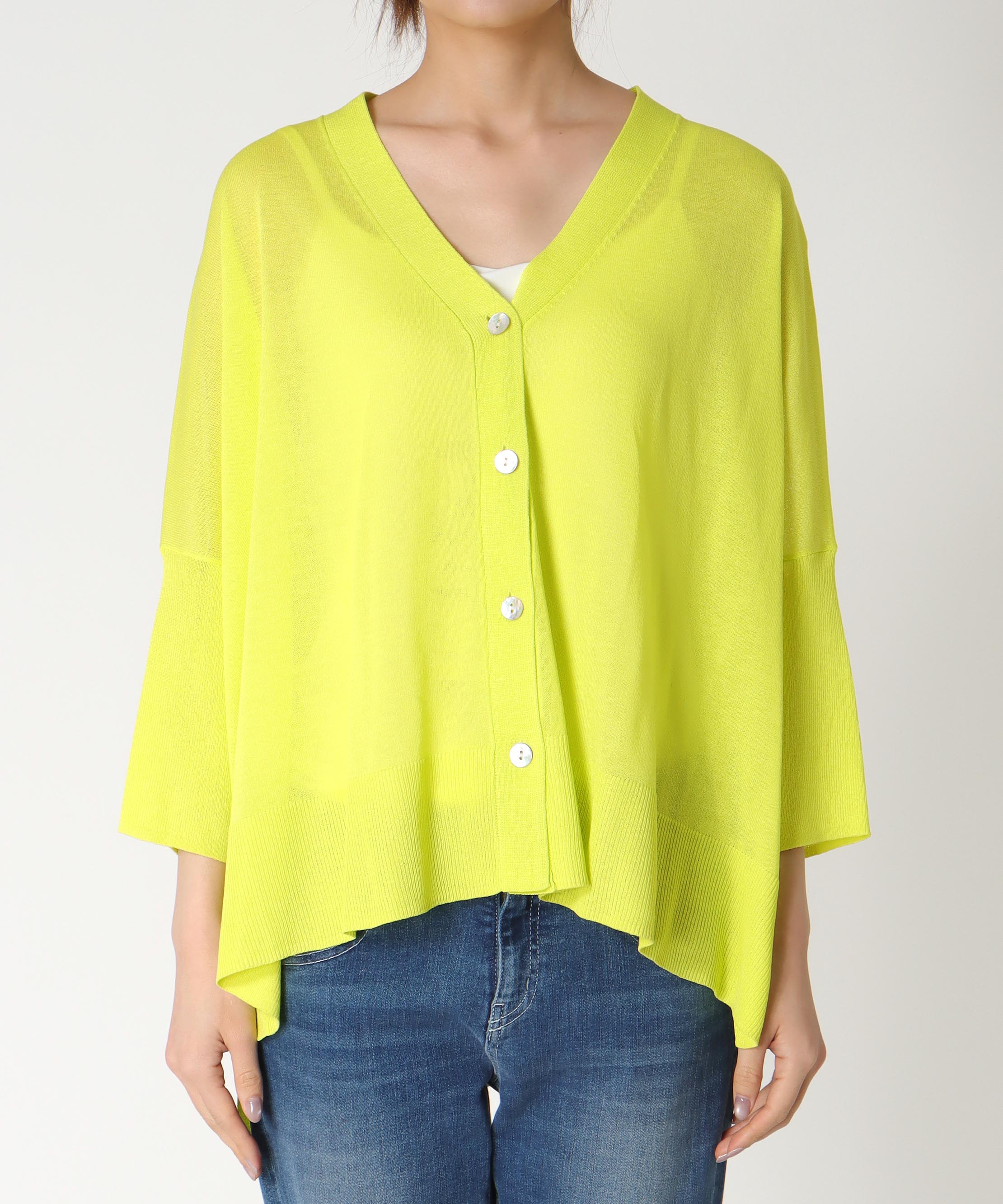 UVサラサラBOXカーディガン 26ss