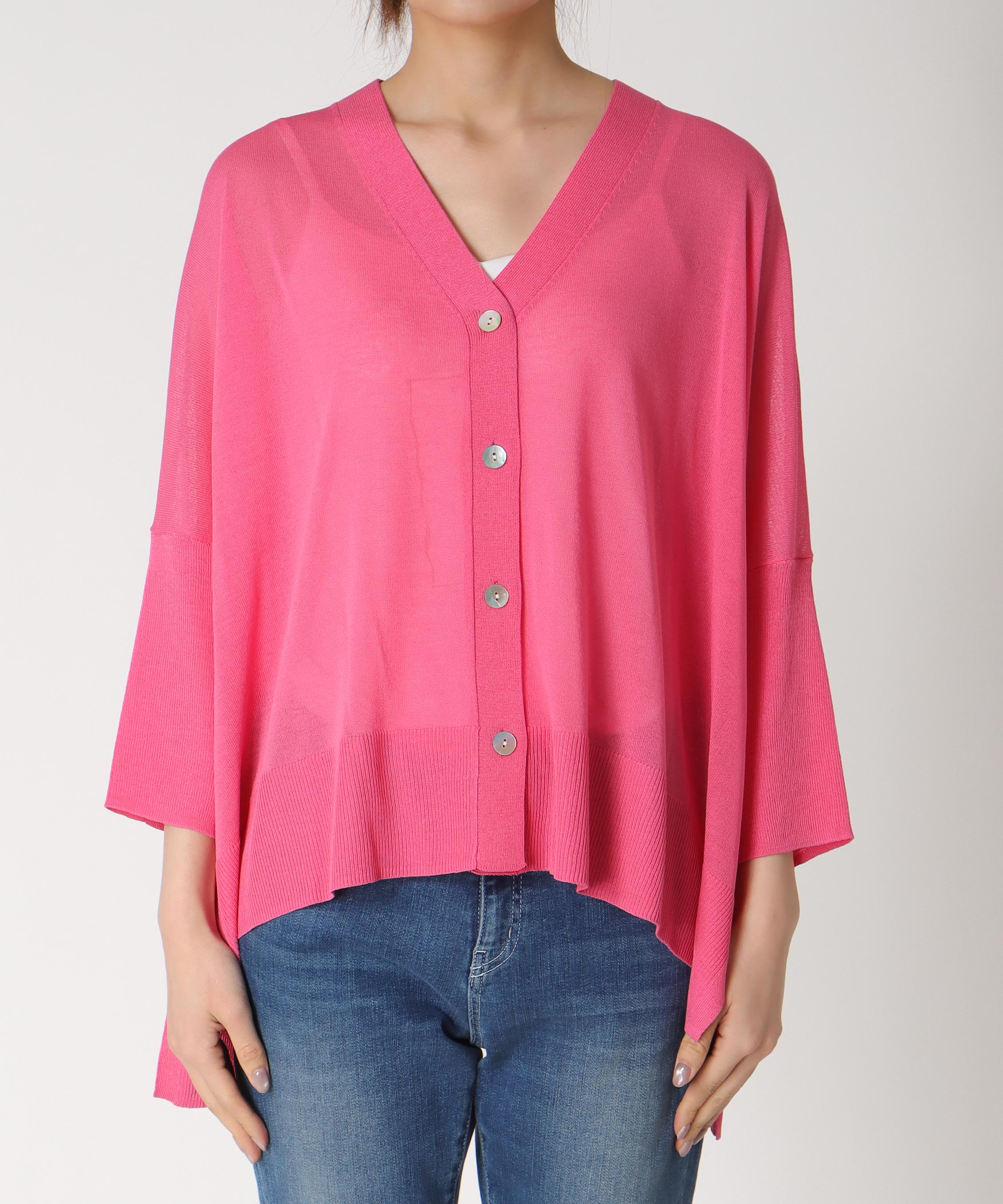 UVサラサラBOXカーディガン 26ss