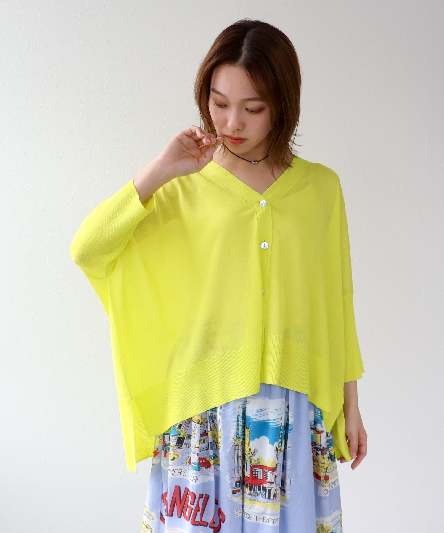 UVサラサラBOXカーディガン 26ss