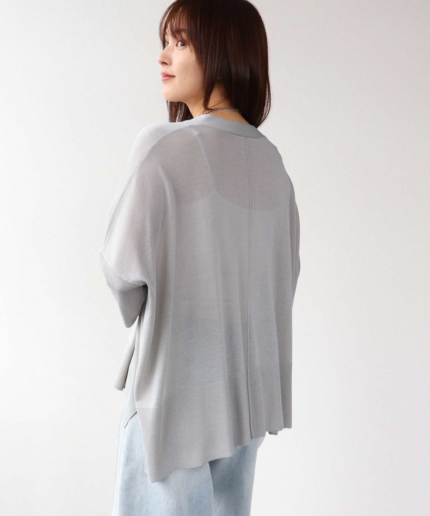 UVサラサラBOXカーディガン 26ss