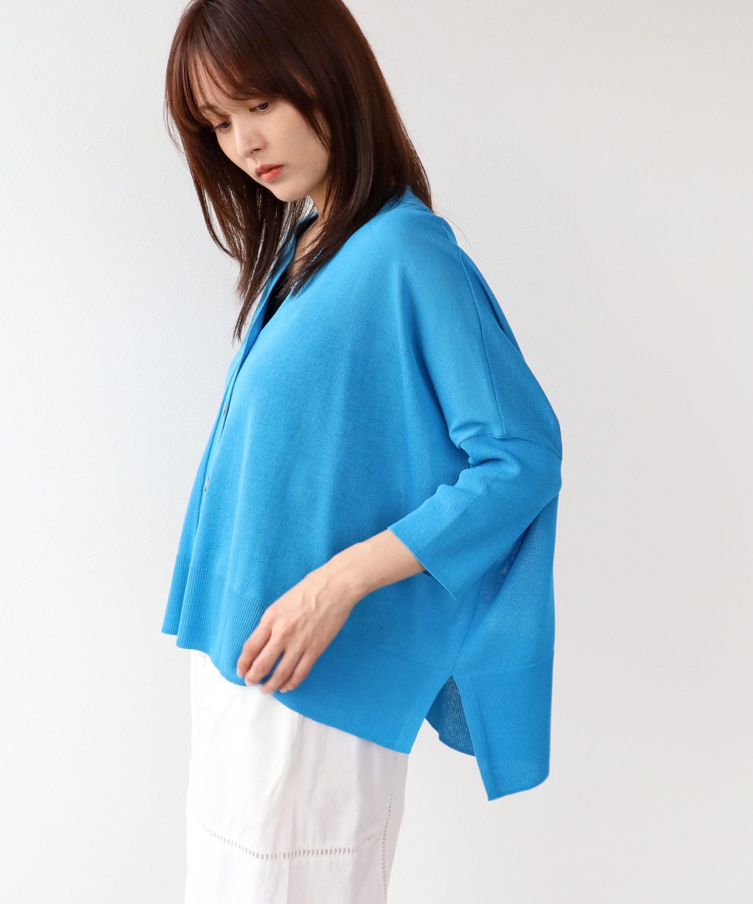 UVサラサラBOXカーディガン 26ss