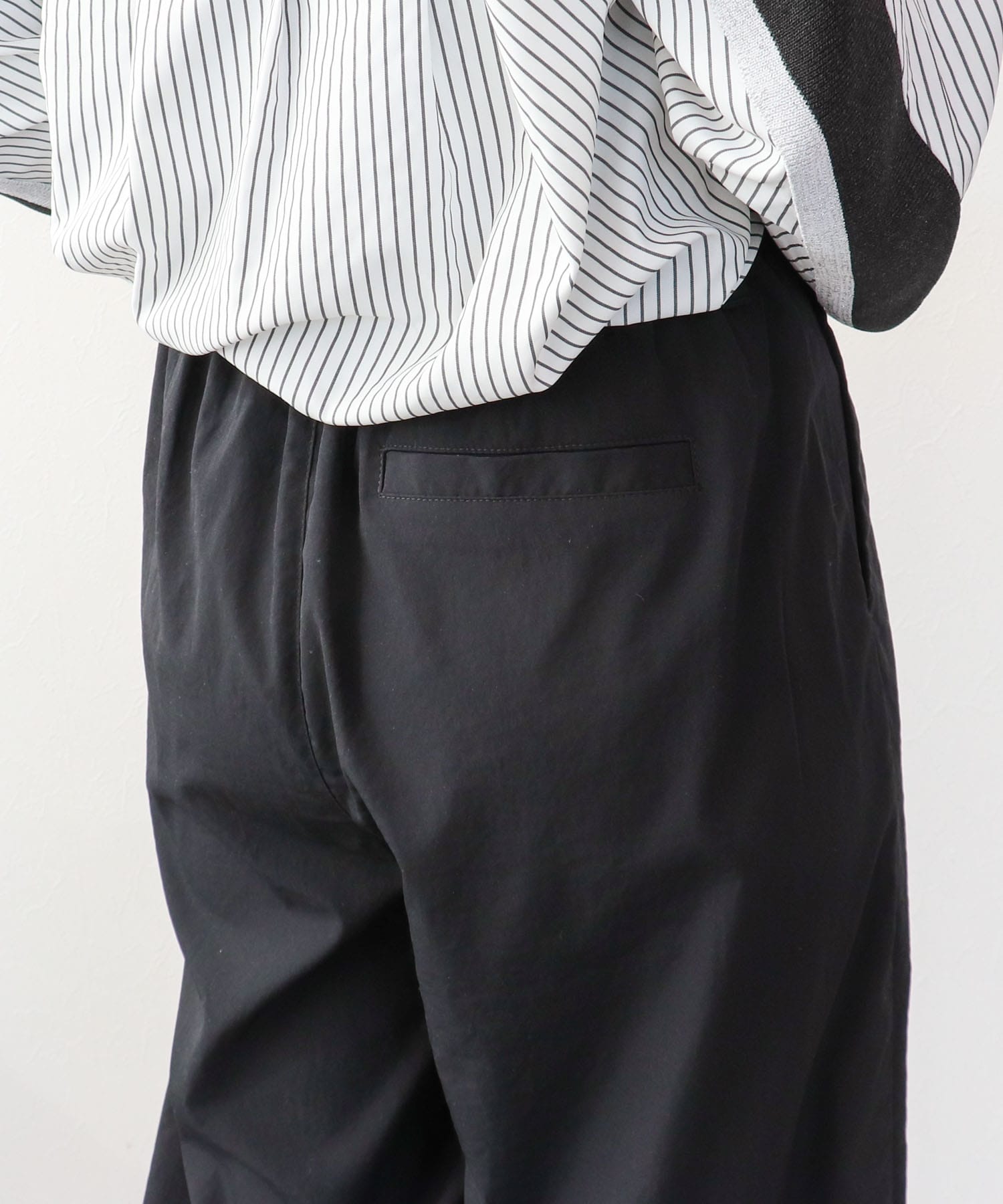 【UVカット】ストレッチテックチノワイドパンツ