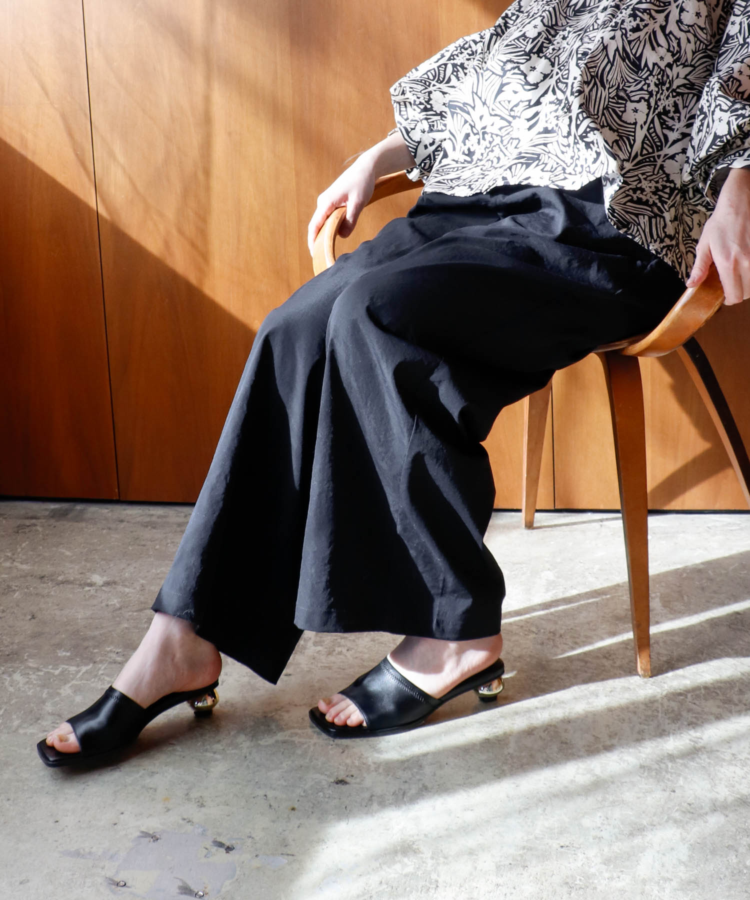 【UVカット】ストレッチテックチノワイドパンツ