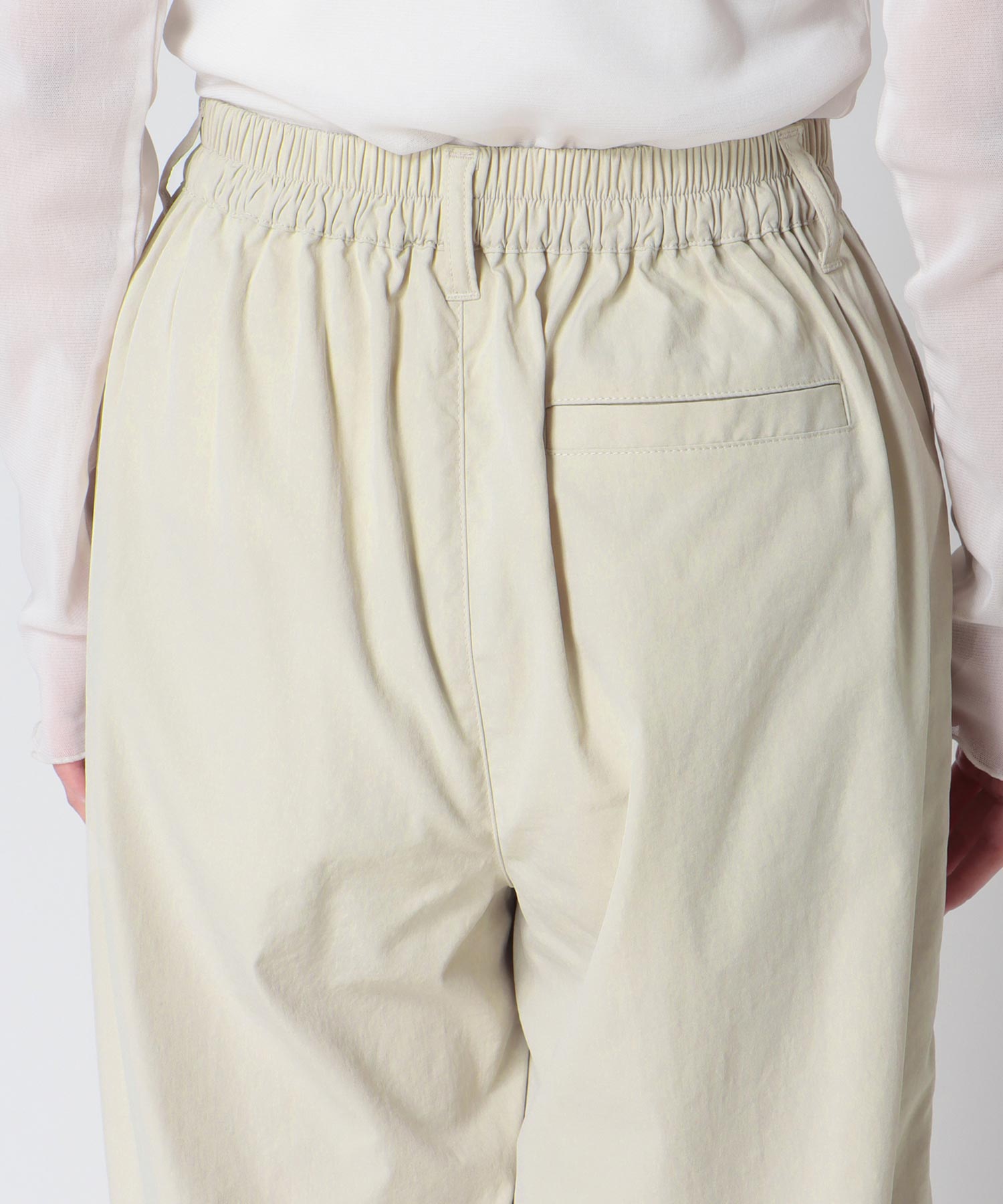 【UVカット】ストレッチテックチノワイドパンツ