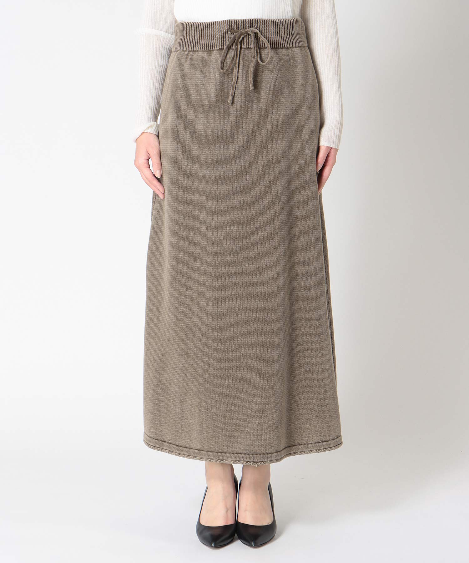 ストーンウォッシュスカート