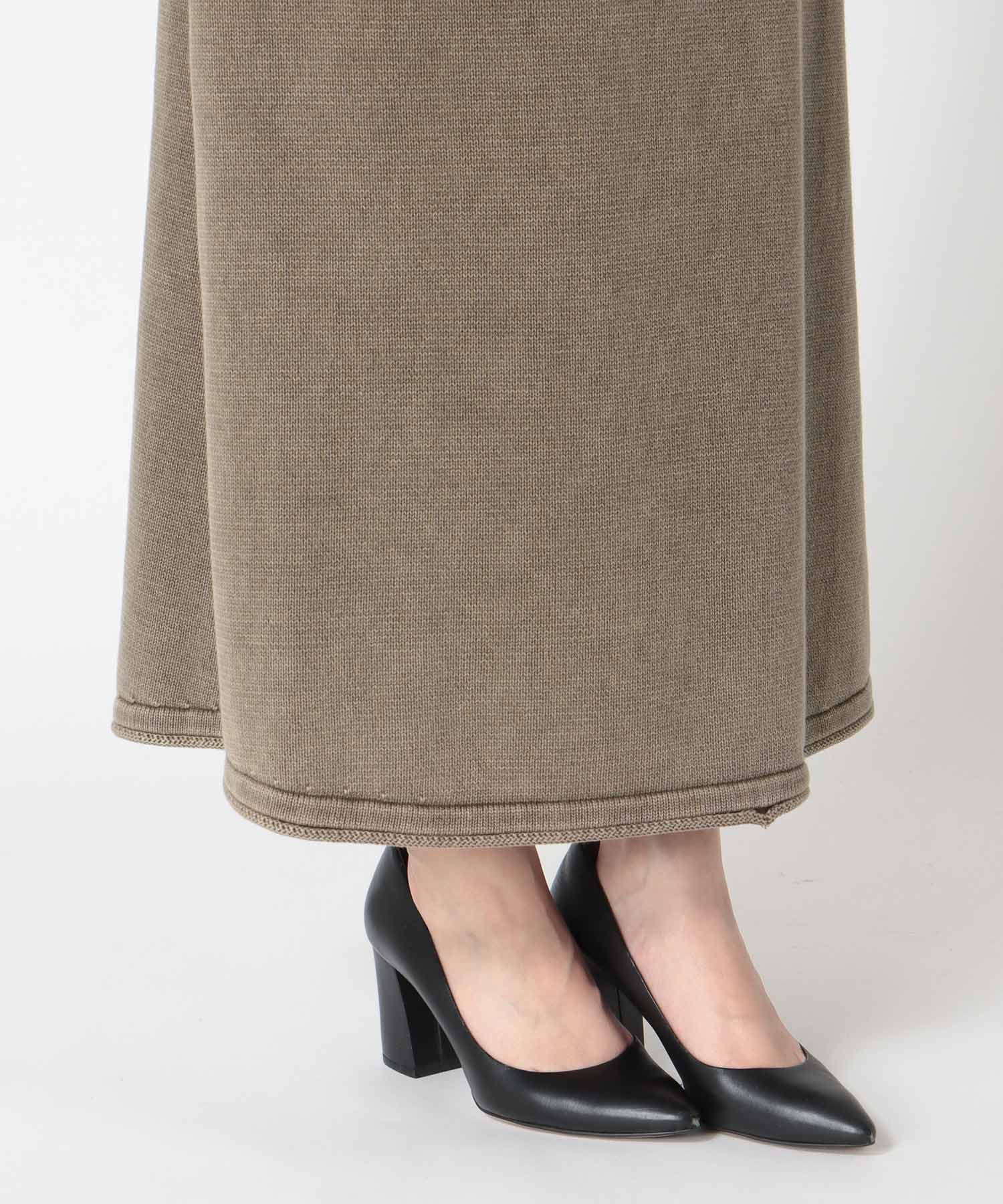 ストーンウォッシュスカート