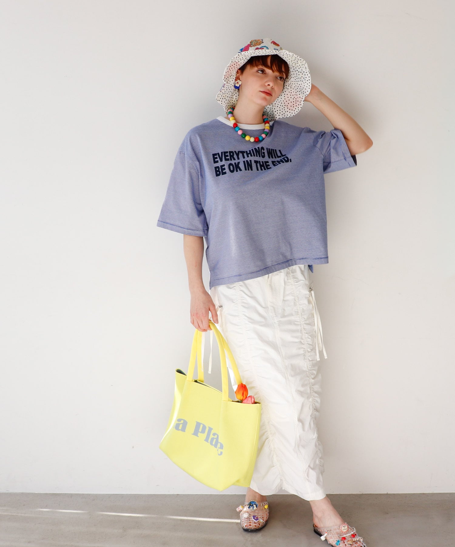 シャーリングミリタリースカート