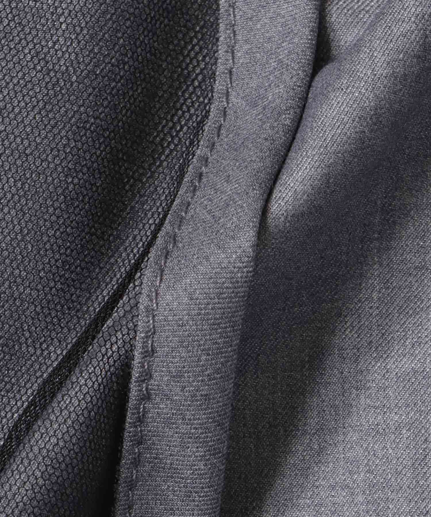 チュールドッキングフロントZIPパンツ