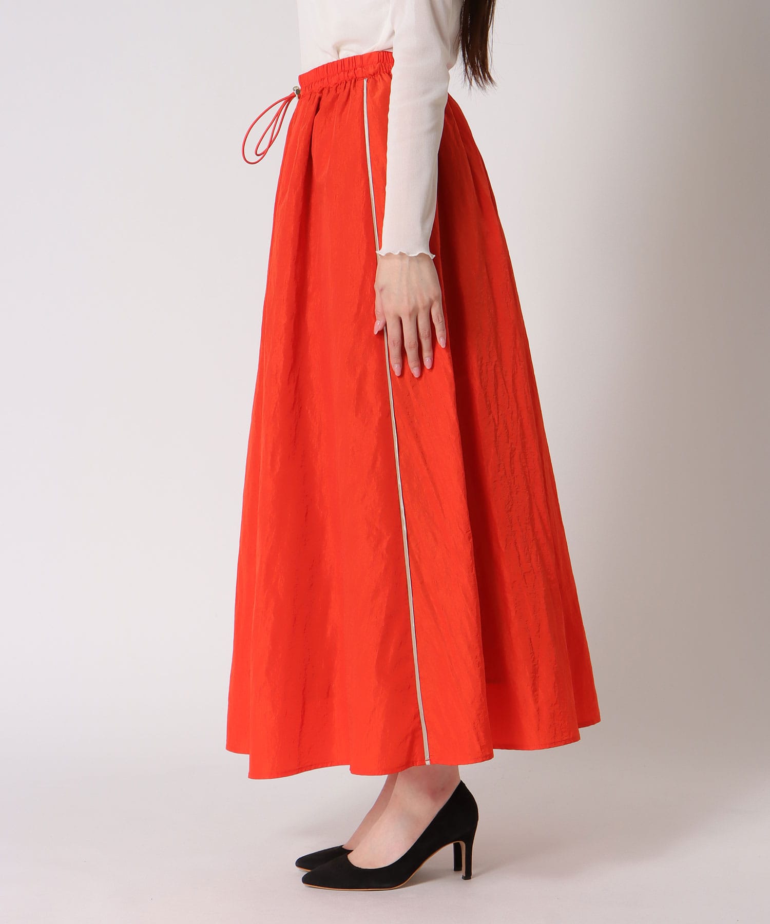 カラーフレアースカート