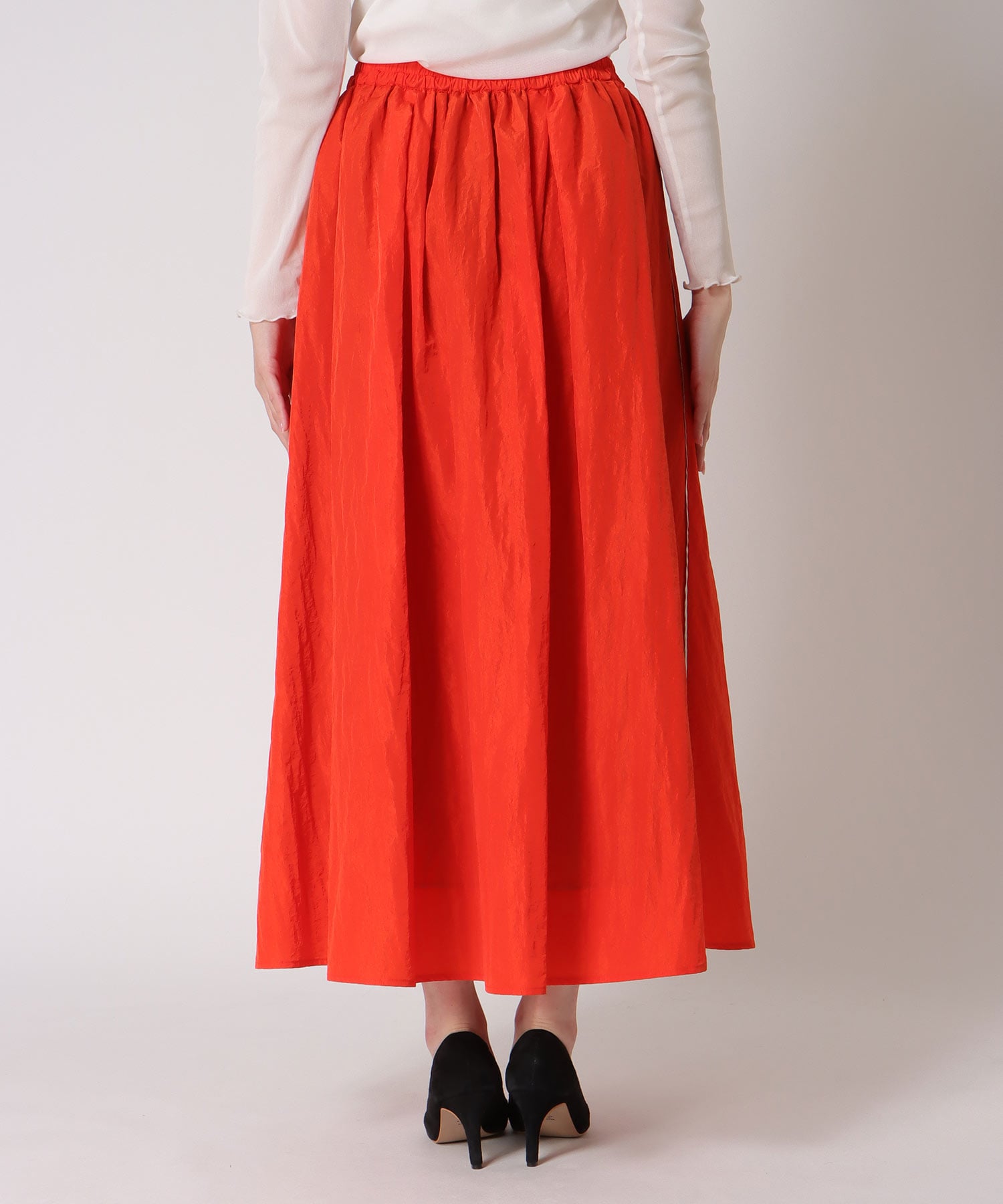 カラーフレアースカート