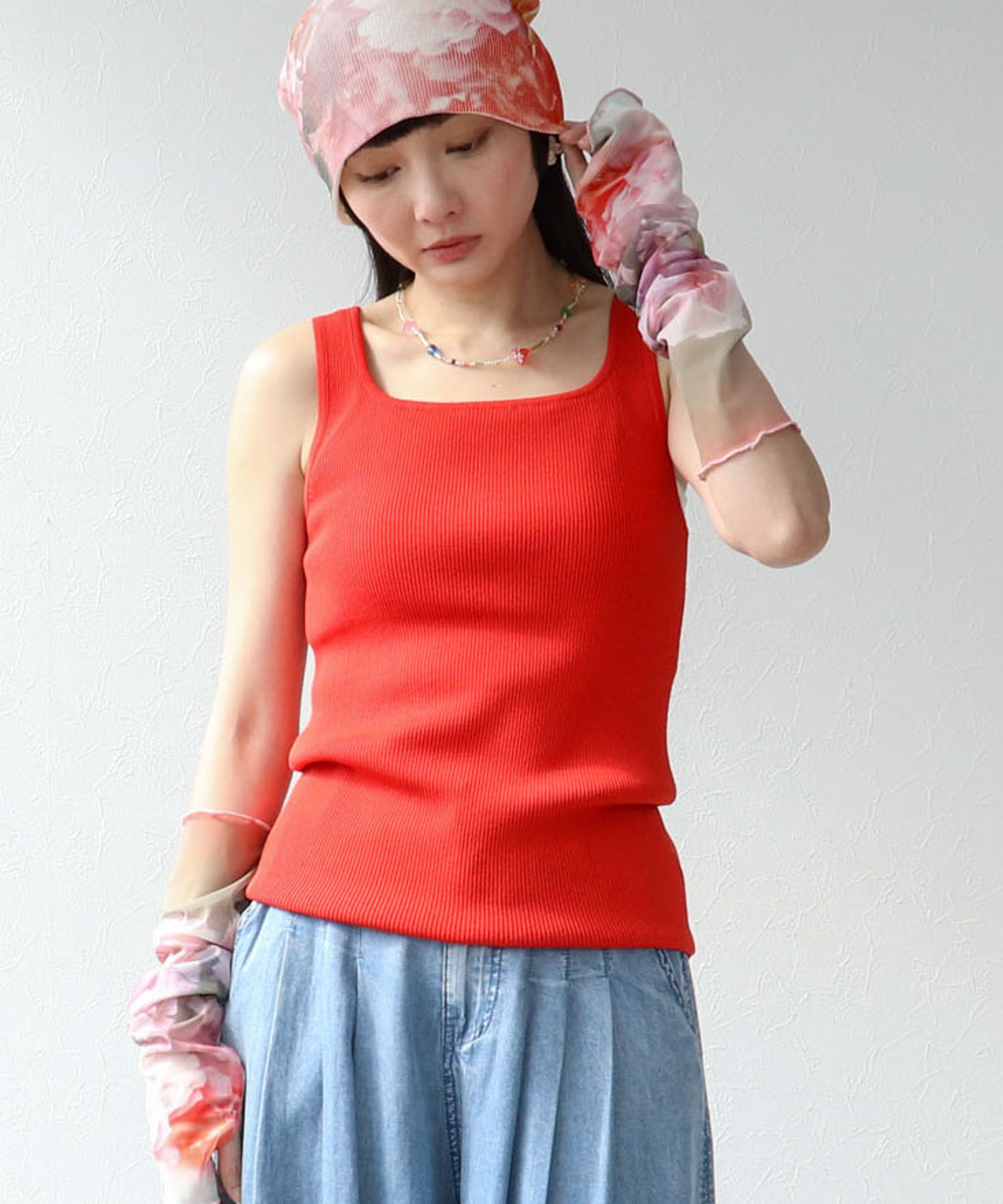 リブタンクトップ 別注