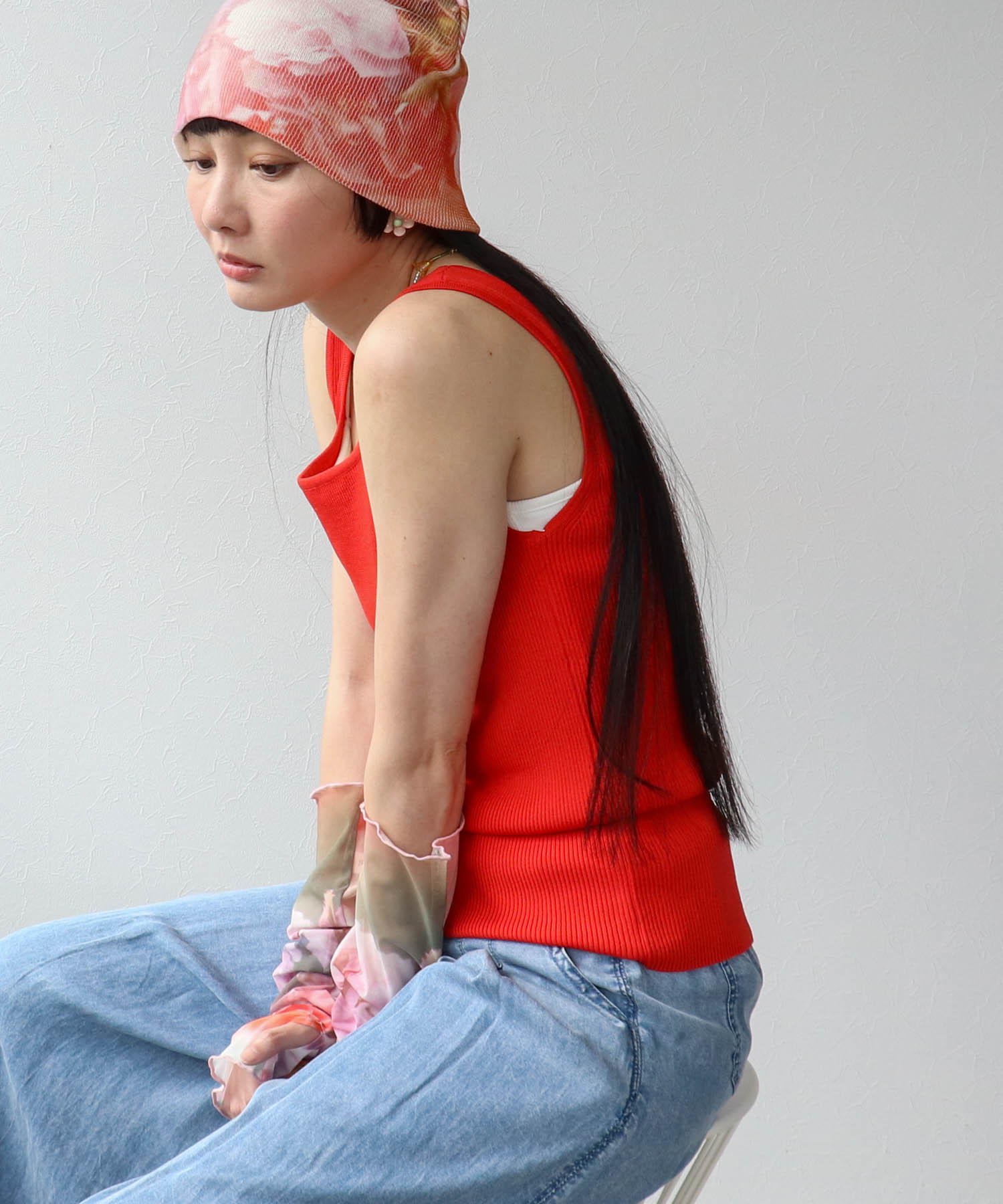 リブタンクトップ 別注