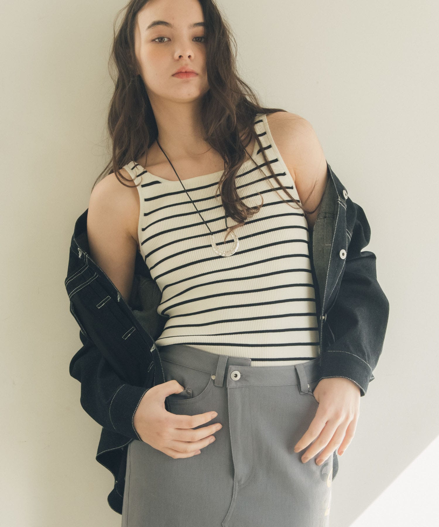 リブタンクトップ 別注