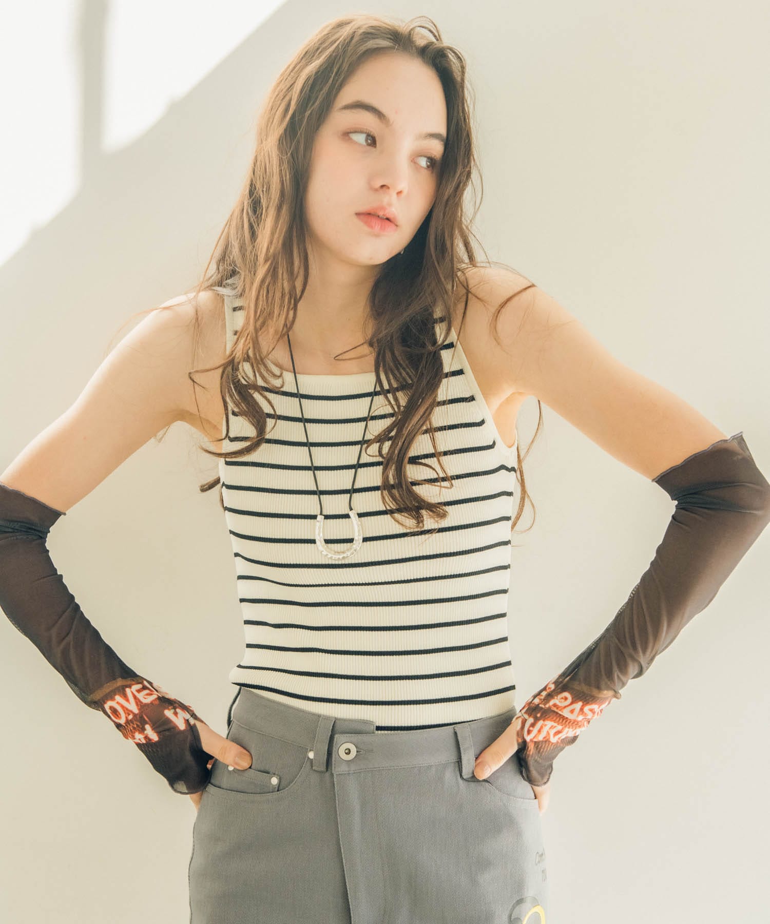 リブタンクトップ 別注