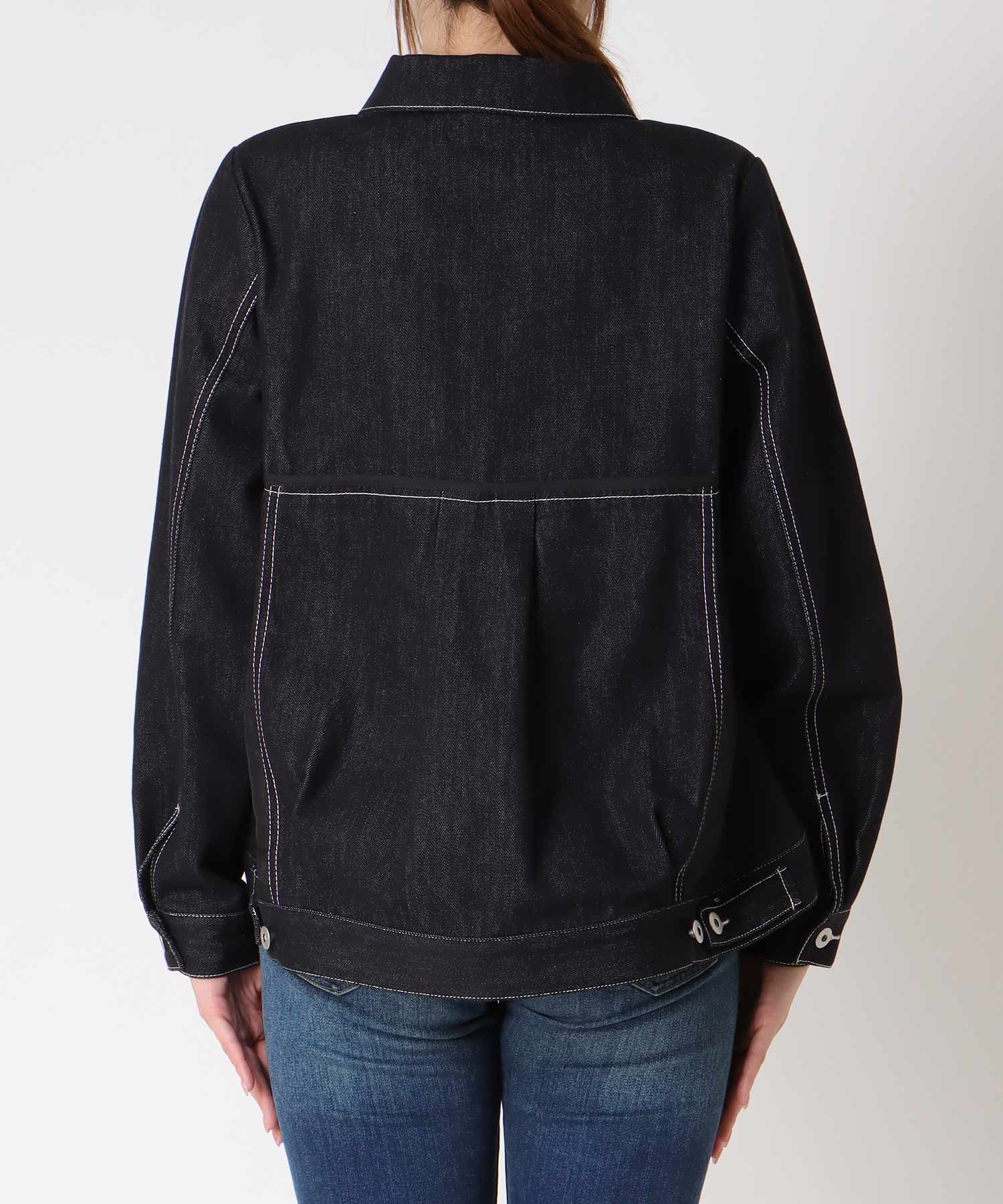 シアードッキングデニムブルゾン