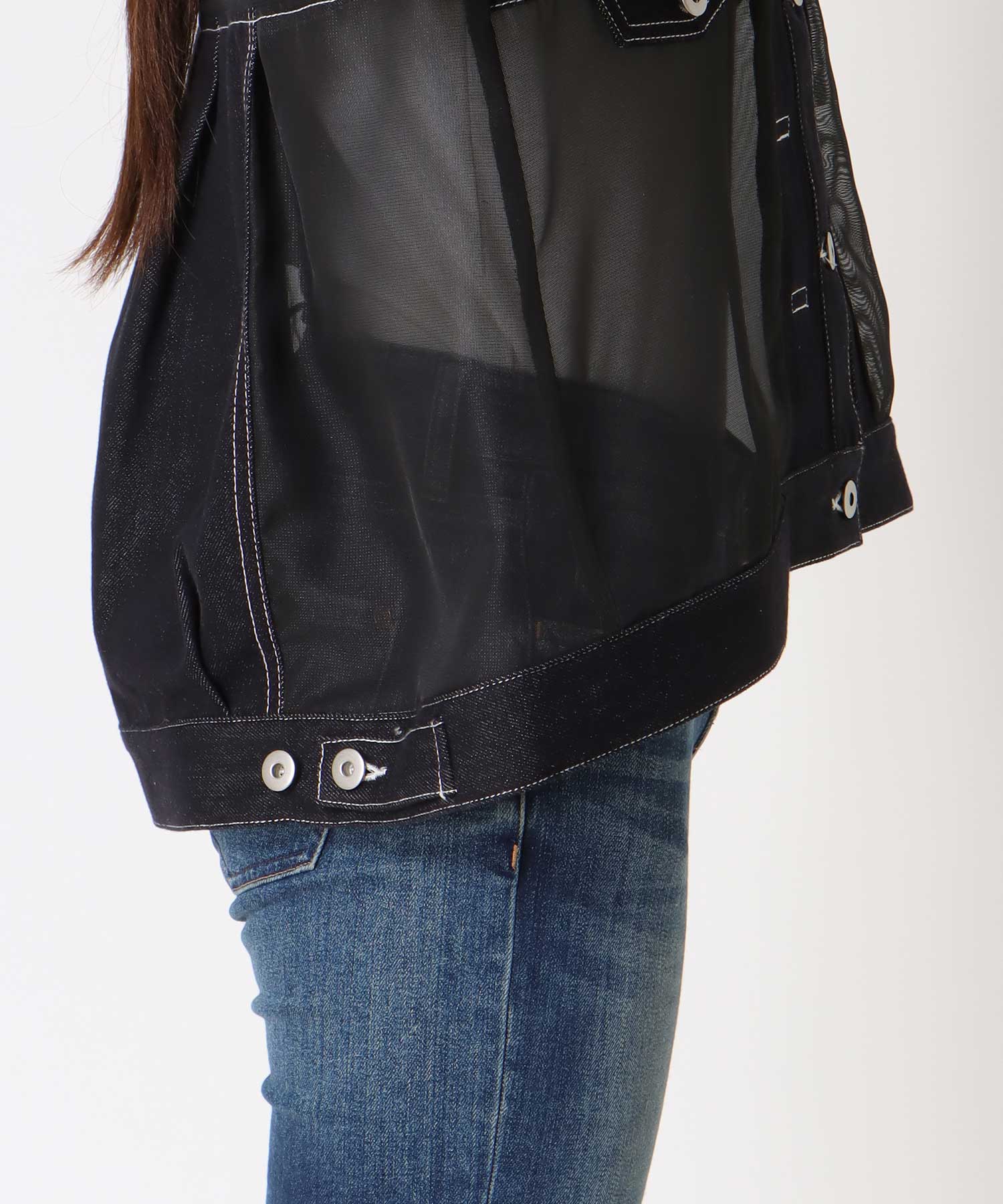 シアードッキングデニムブルゾン