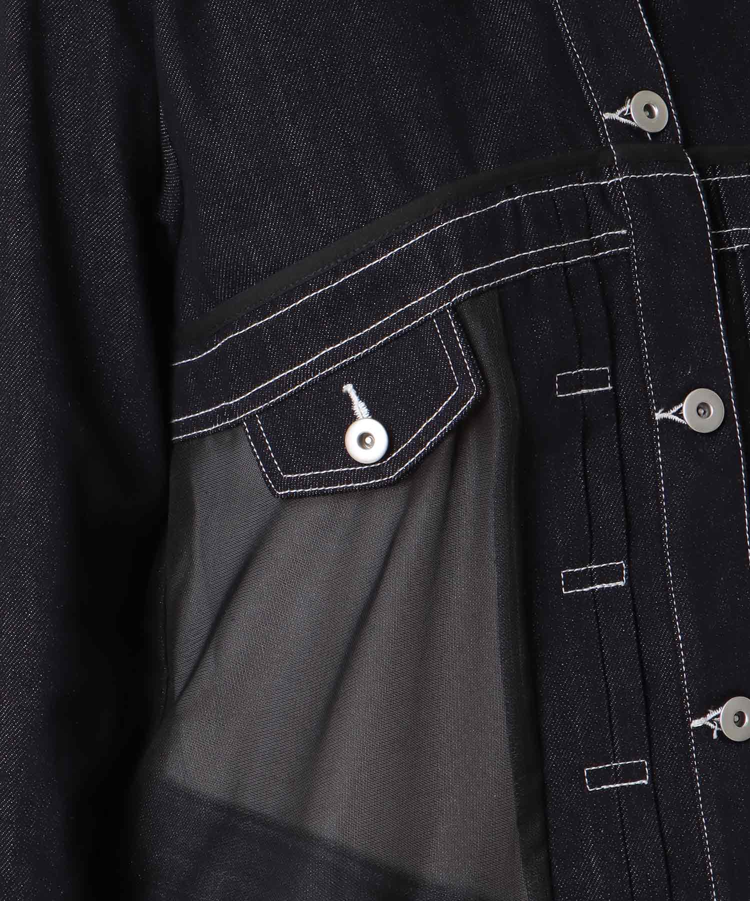 シアードッキングデニムブルゾン