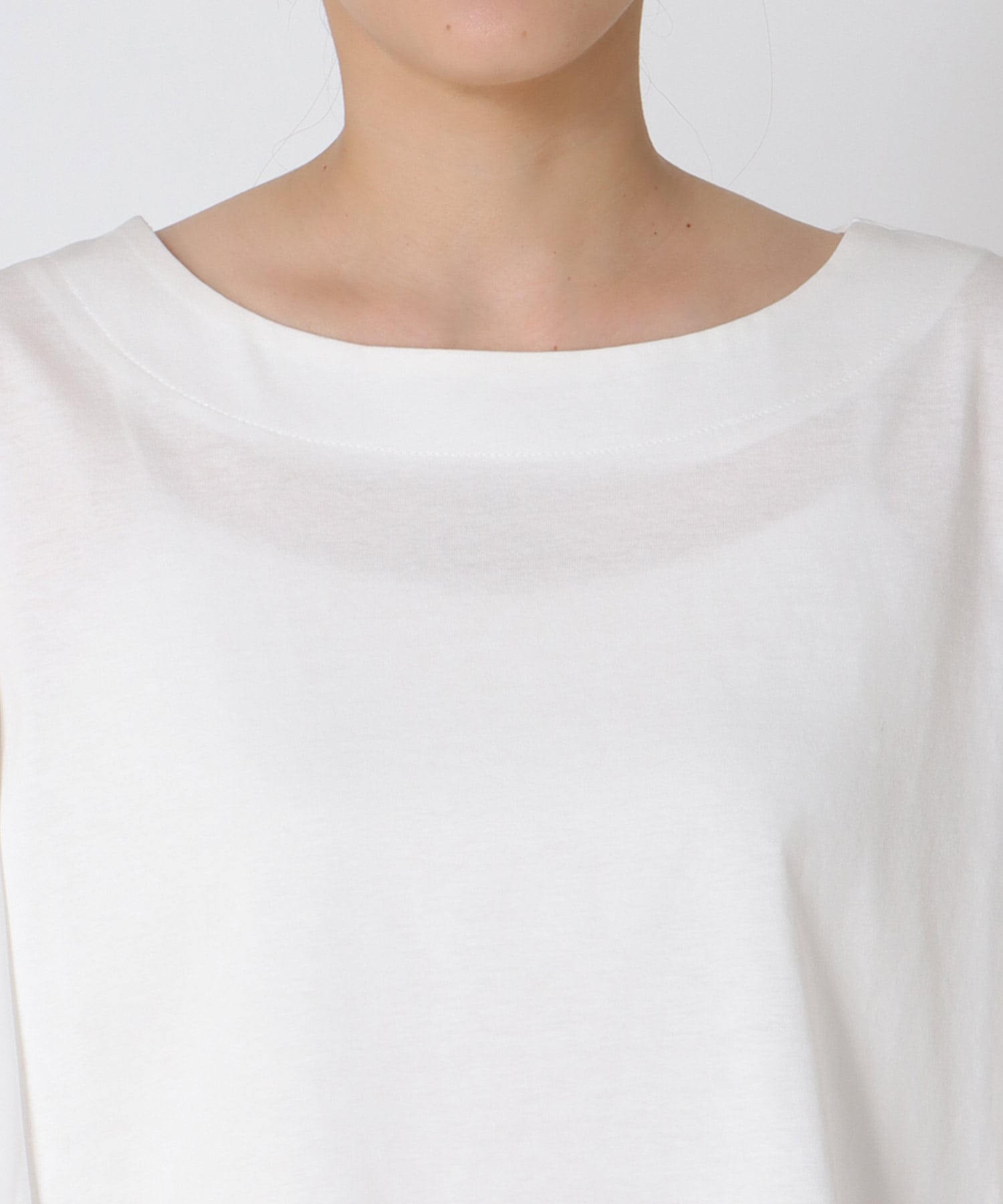 Wシルケットシフォンドッキングプルオーバー