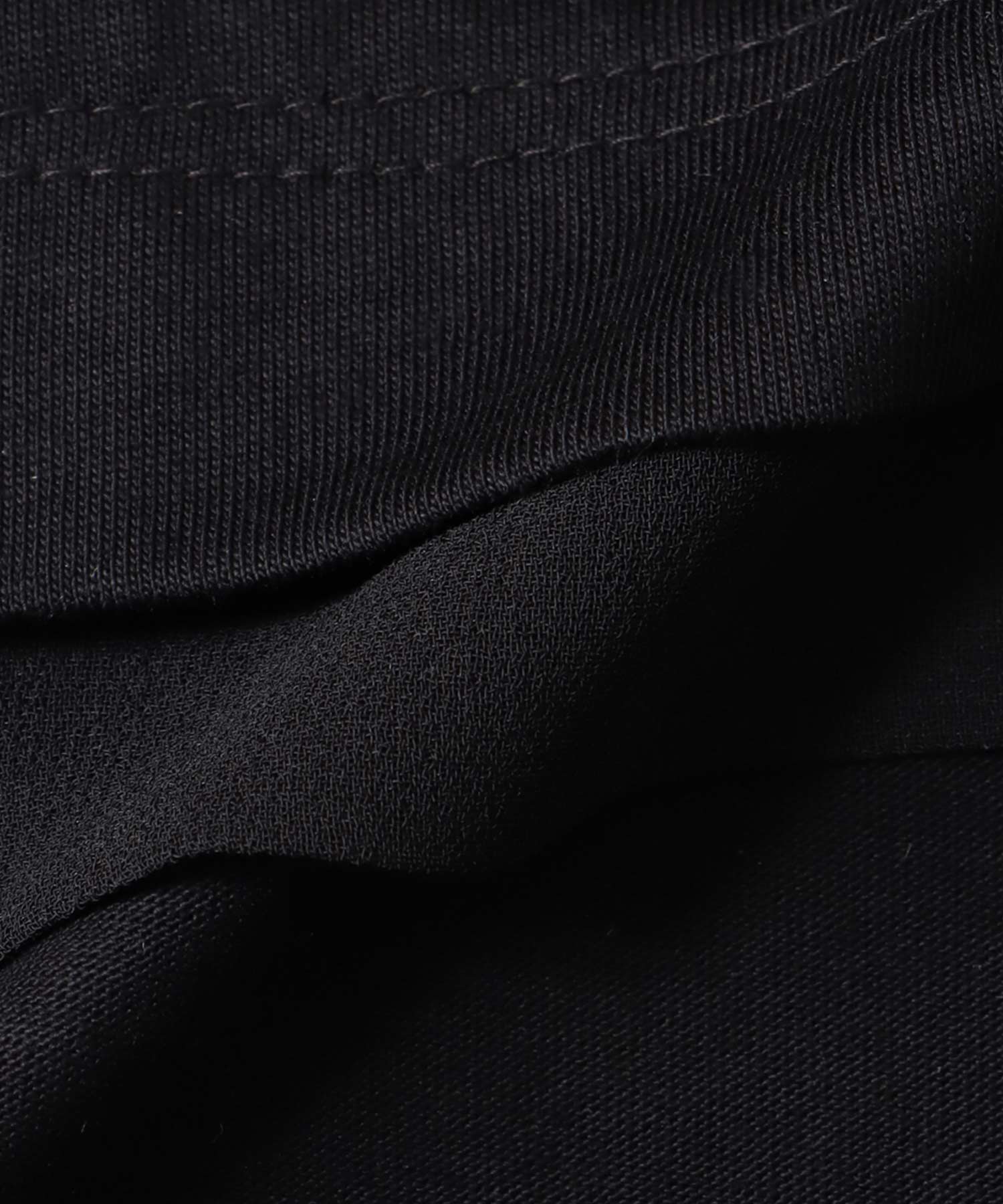 Wシルケットシフォンドッキングプルオーバー