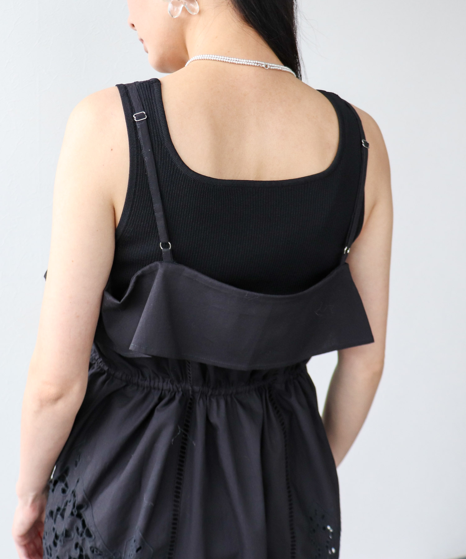 【2/26(木)12時予約開始】カットワーク刺繍キャミワンピース