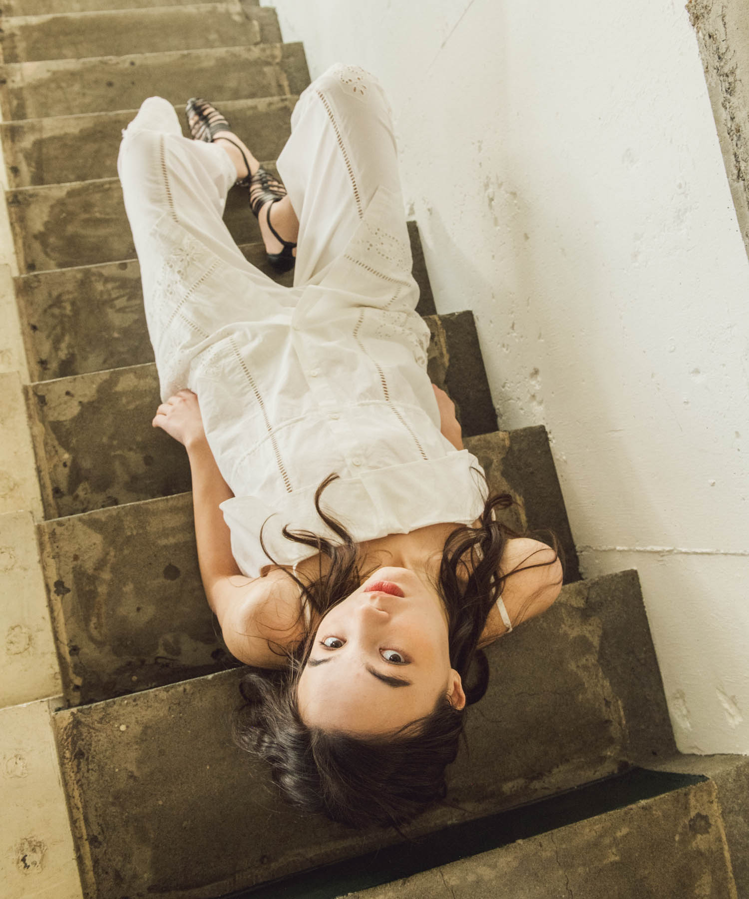 【2/26(木)12時予約開始】カットワーク刺繍キャミワンピース