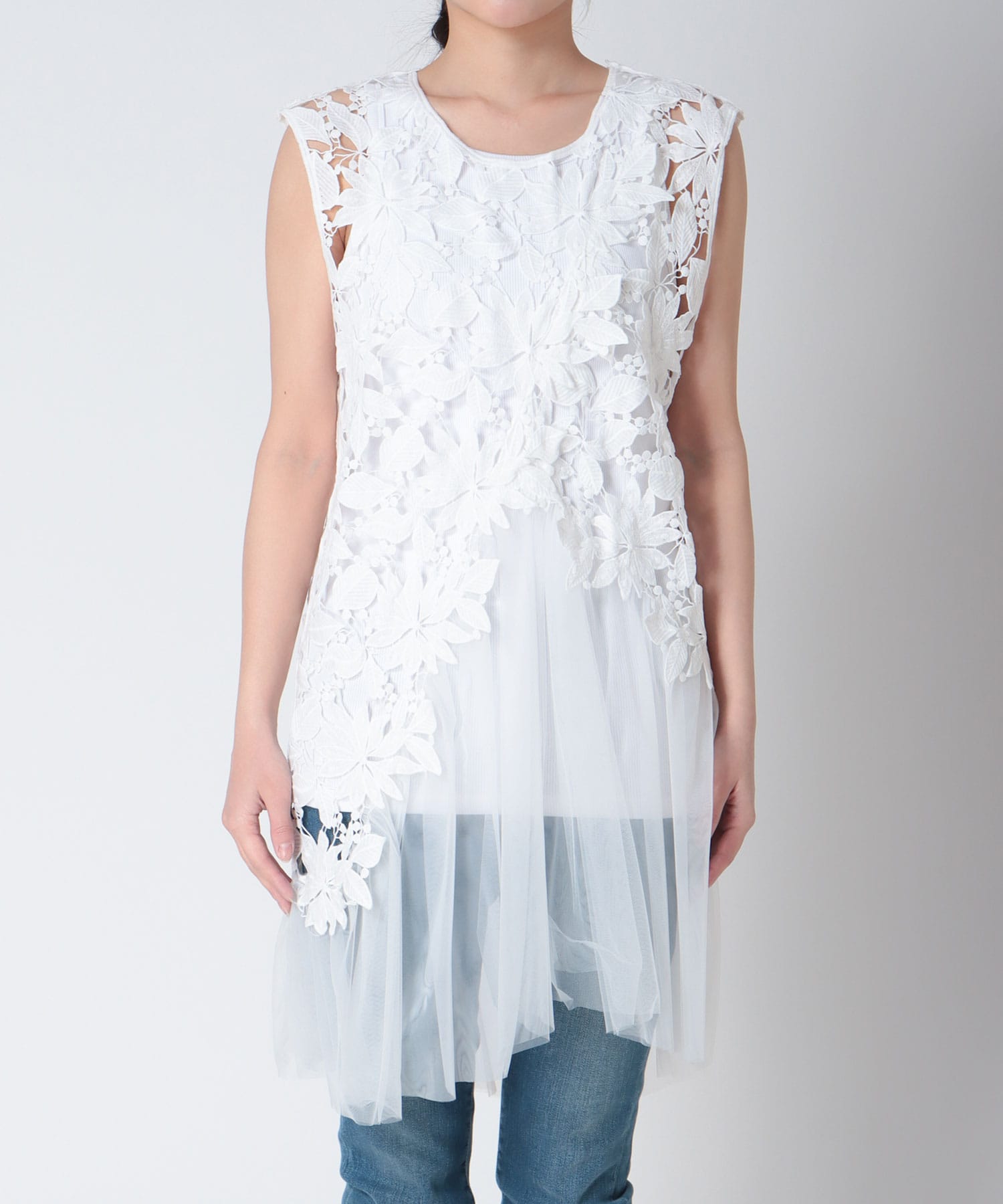 ケミカルレースチュールTOPS