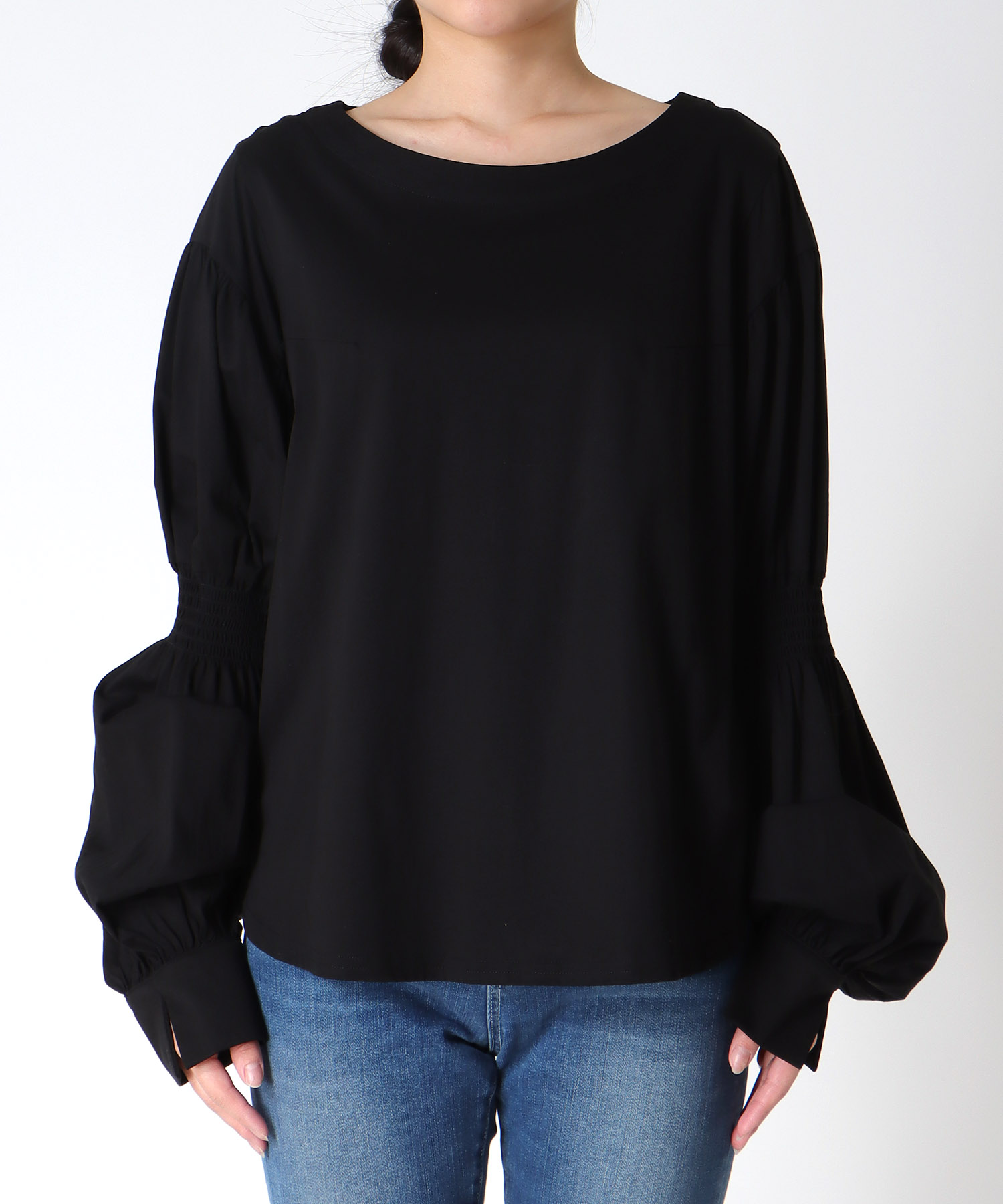 【2/26(木)12時予約開始】2wayギャザースリーブTシャツ