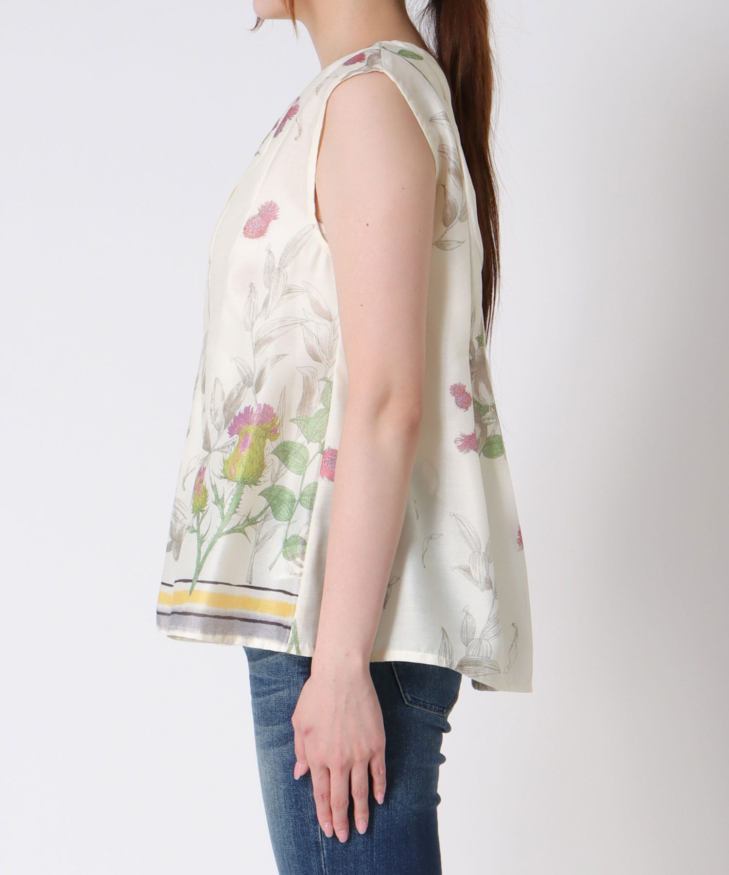 ≪4/16(木)予約開始≫ボタニカルプリントブラウス