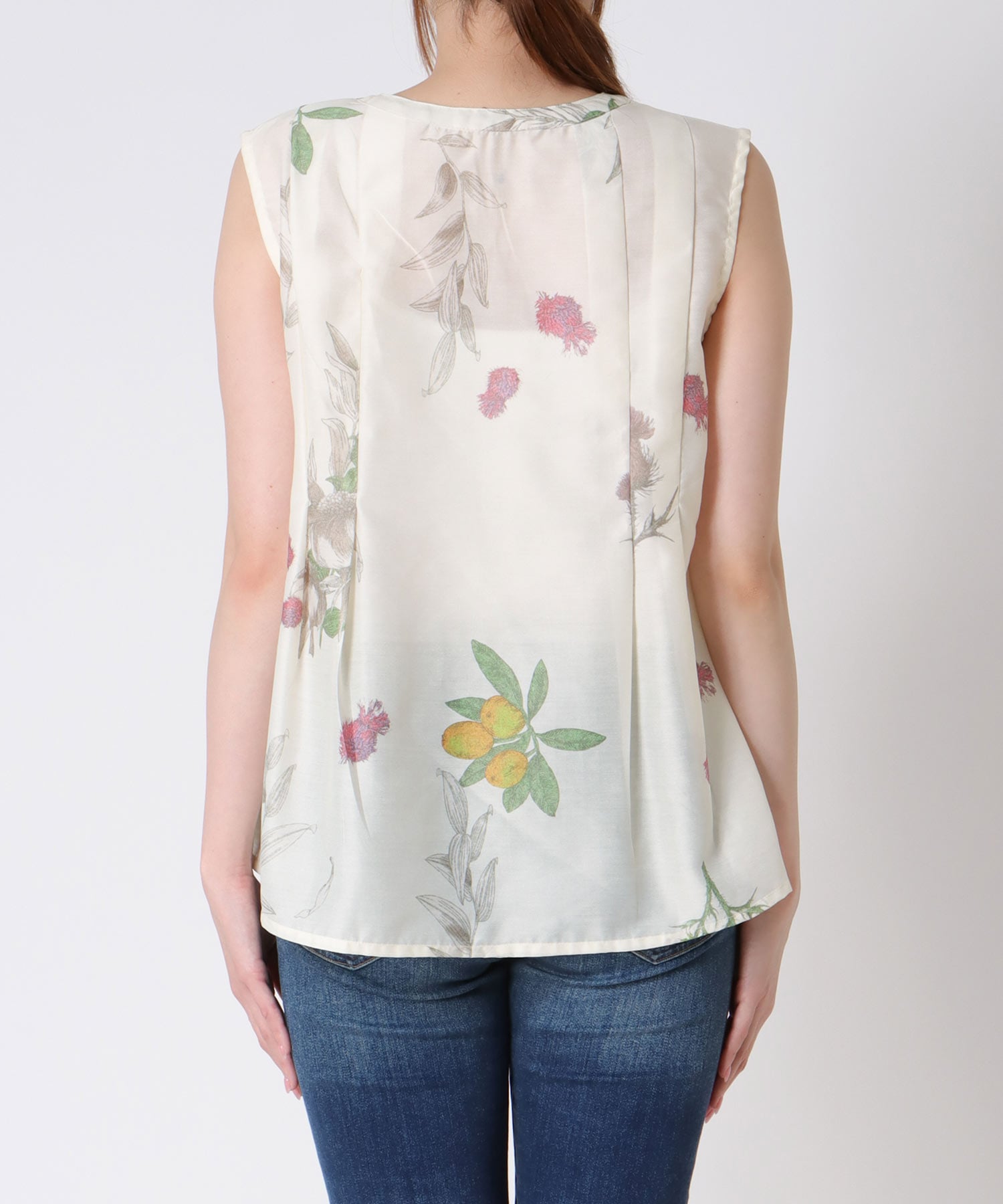 ≪4/16(木)予約開始≫ボタニカルプリントブラウス