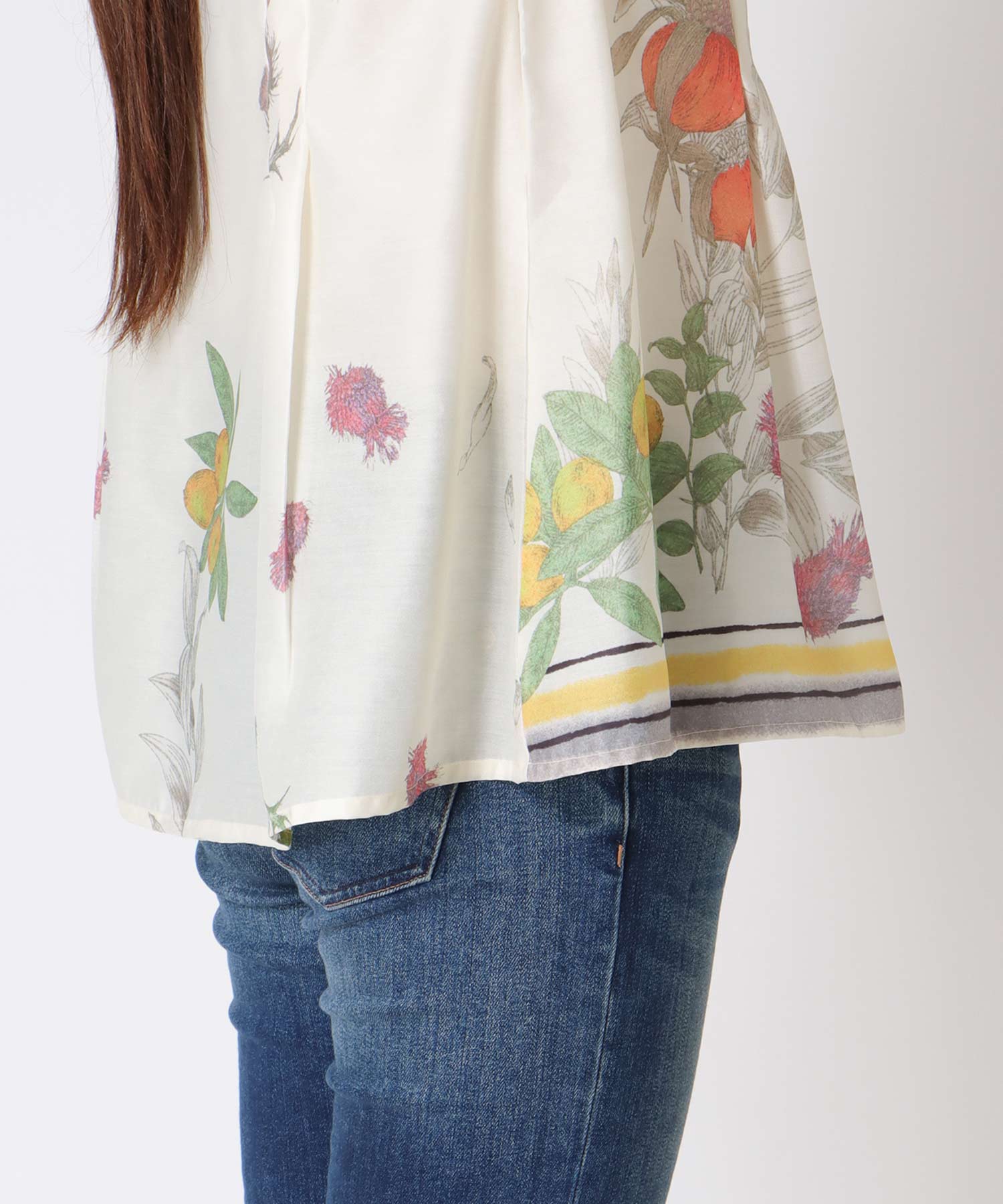 ≪4/16(木)予約開始≫ボタニカルプリントブラウス