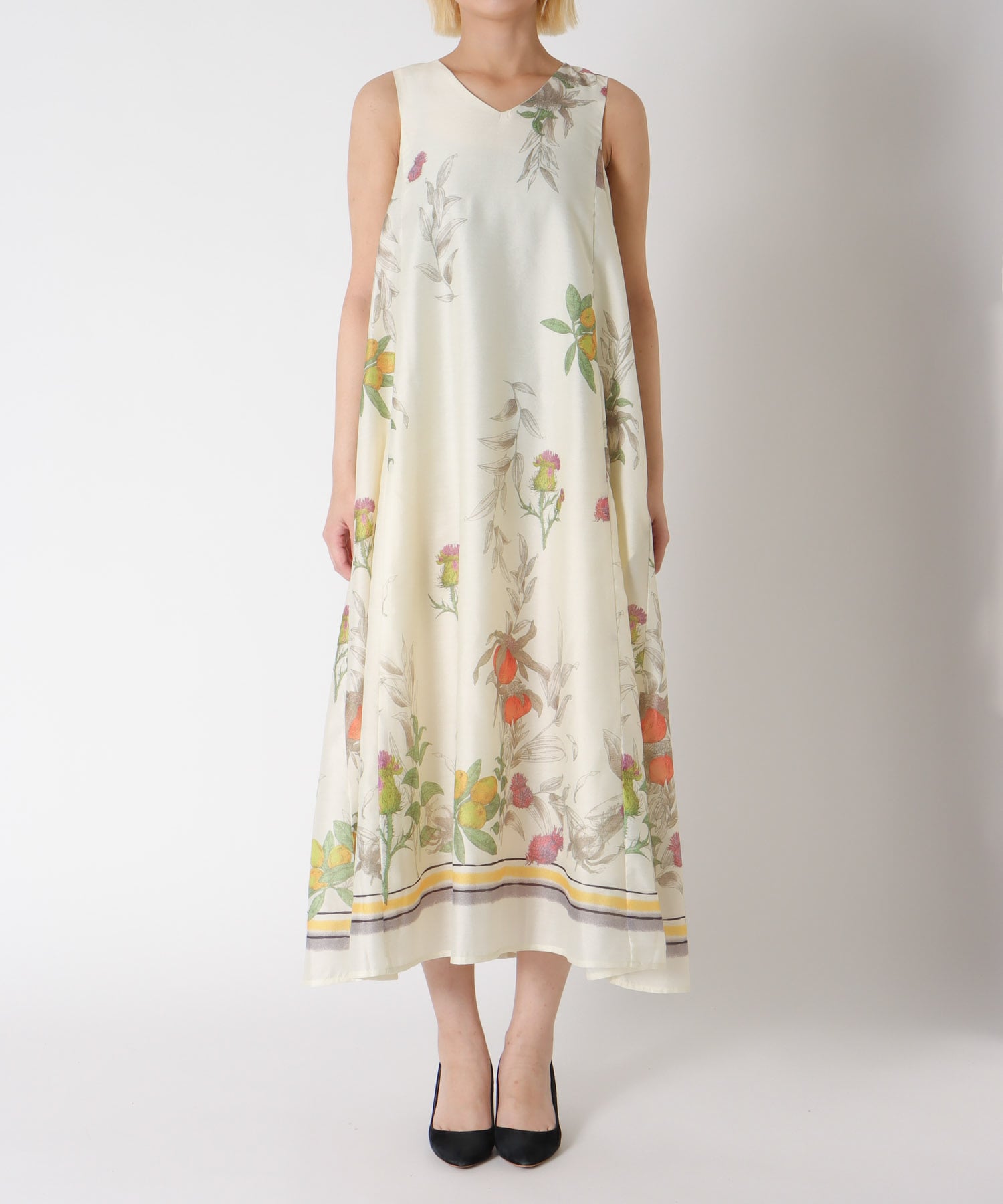 ≪4/16(木)予約開始≫ボタニカルプリントワンピース