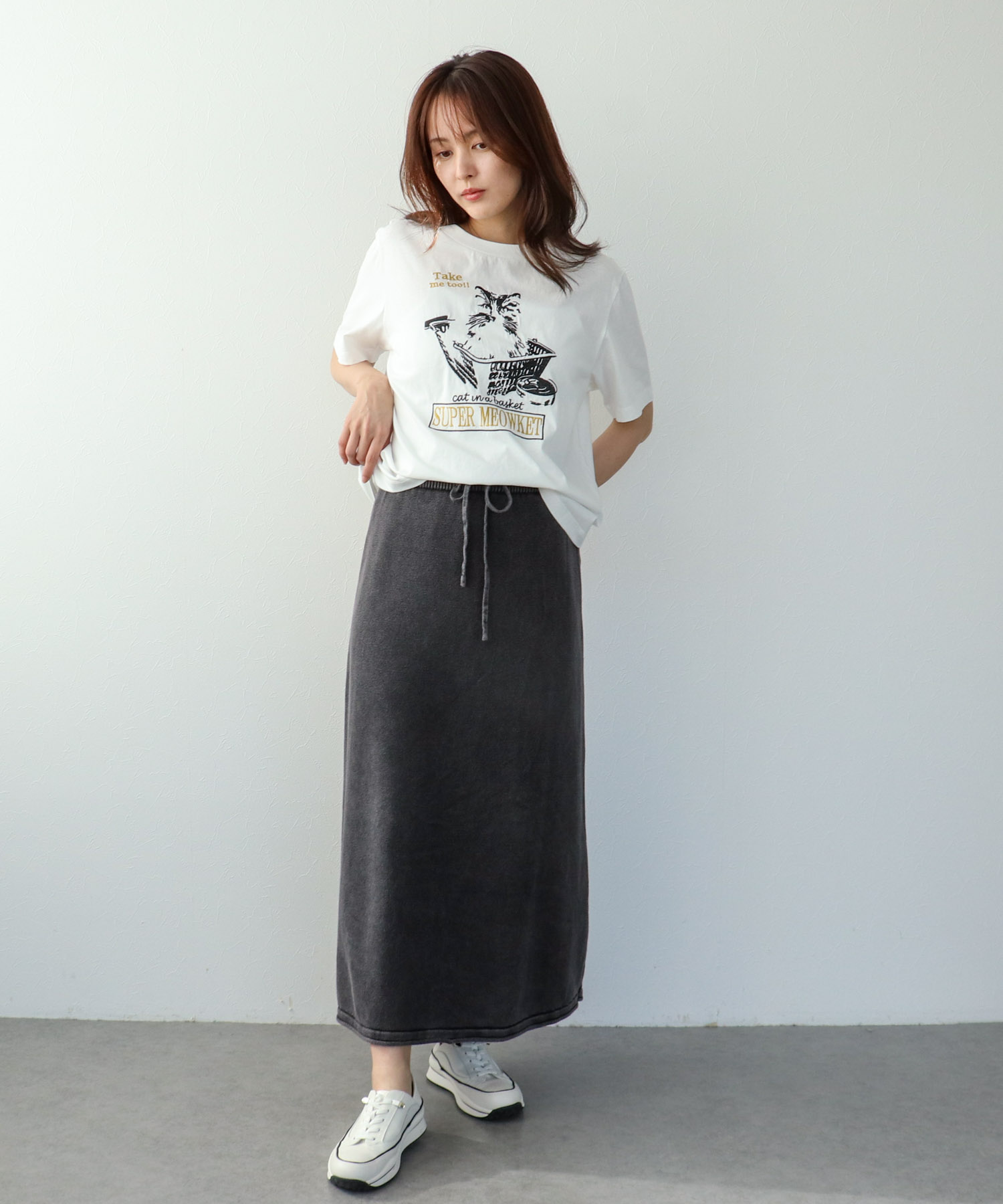 【2/26(木)12時予約開始】CAT刺繍Tシャツ