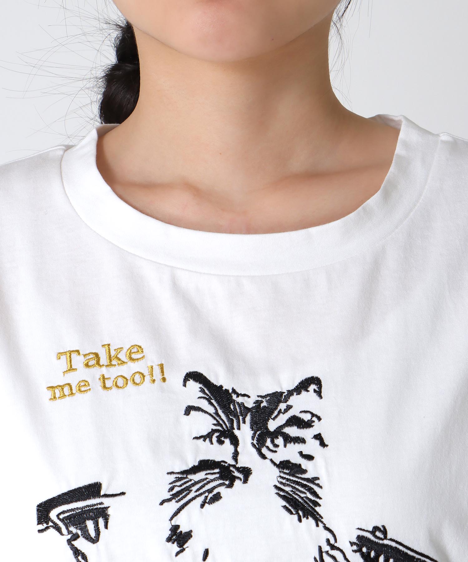 【2/26(木)12時予約開始】CAT刺繍Tシャツ