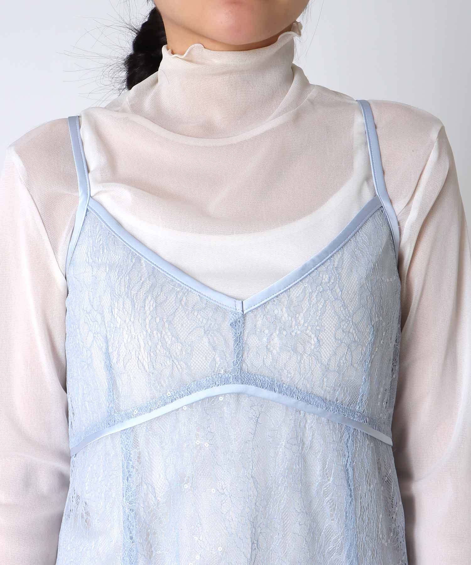 レースキャミワンピース