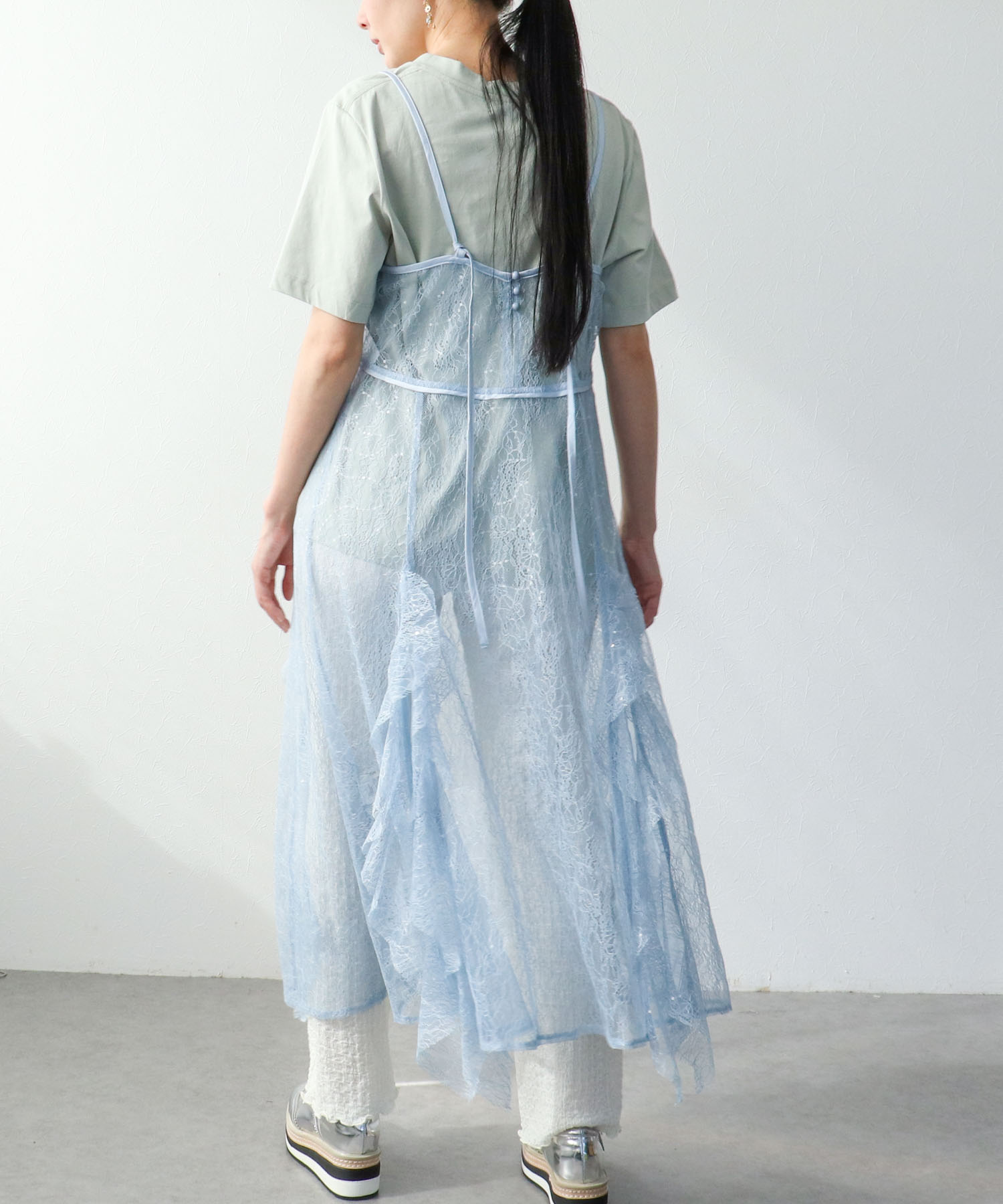 レースキャミワンピース