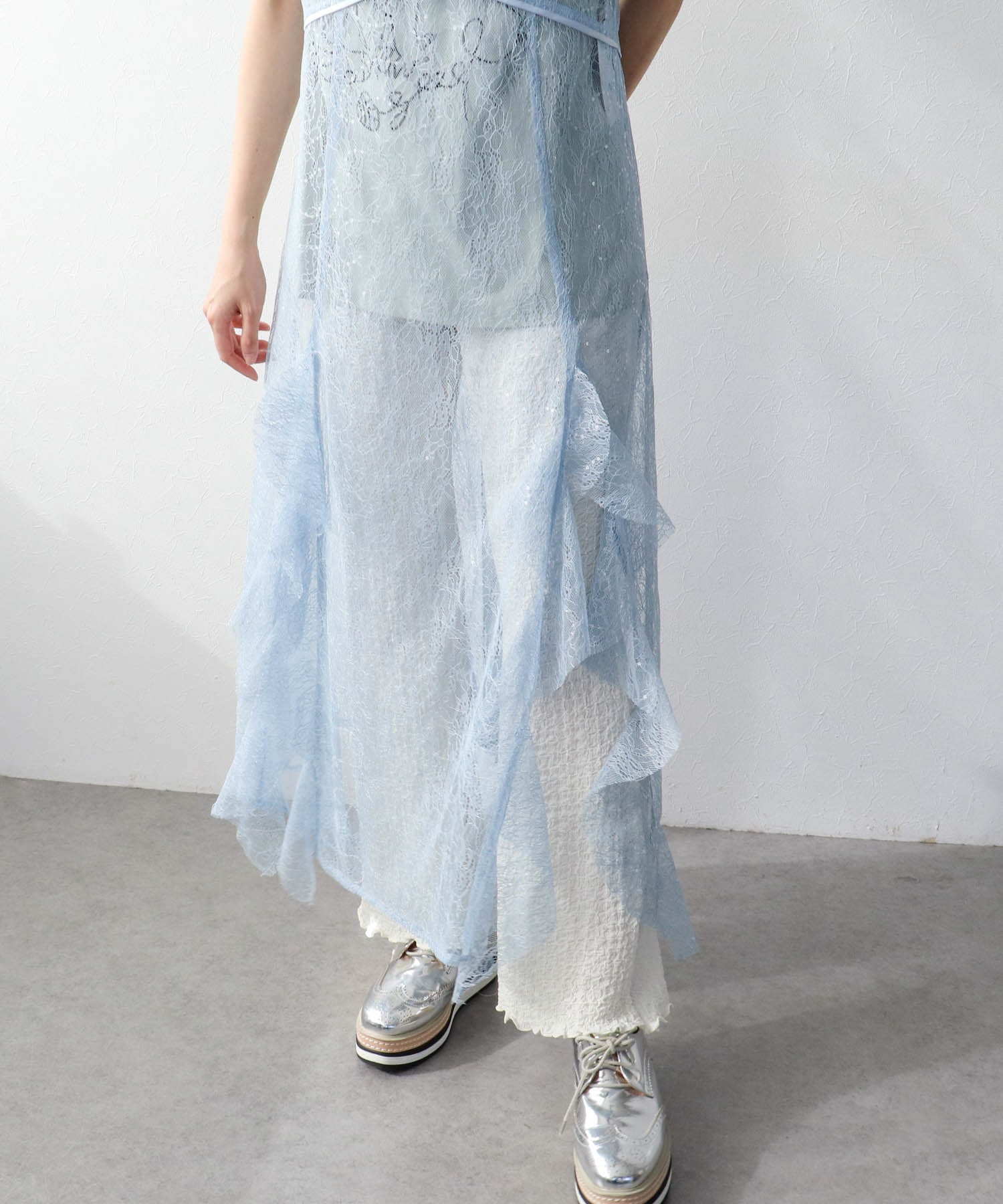 レースキャミワンピース