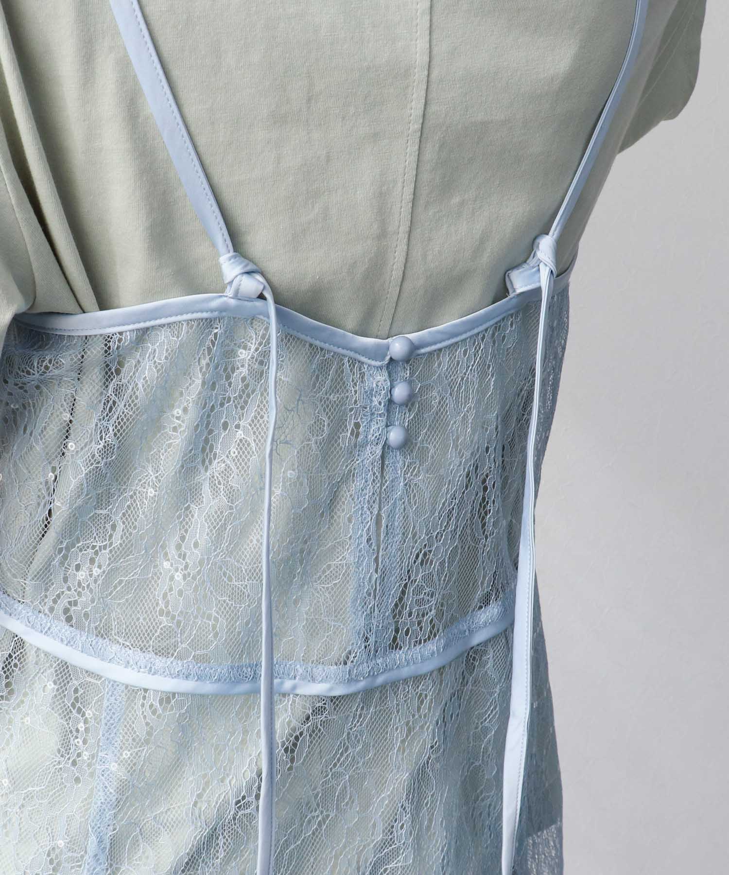 レースキャミワンピース