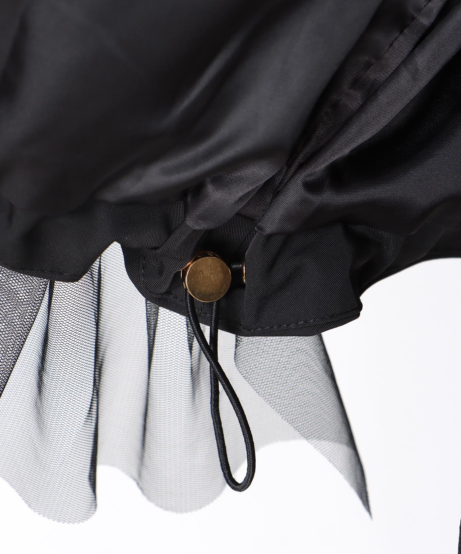 デニムチュールドッキングブルゾン