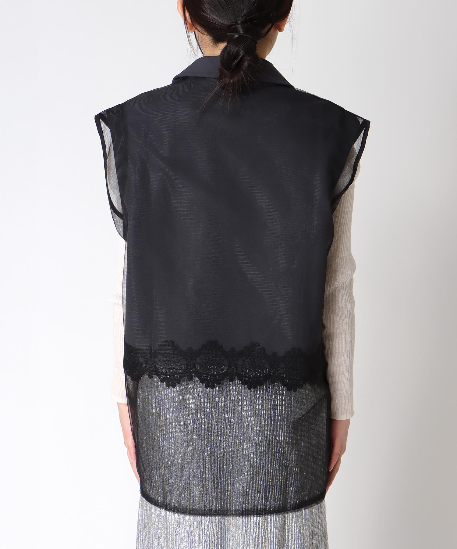 レース切替レイヤードベスト