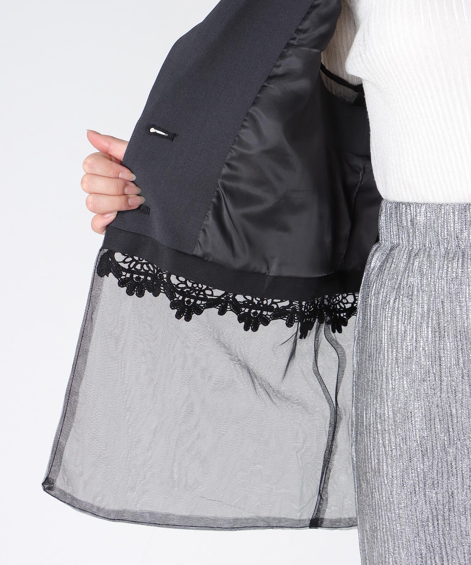 レース切替レイヤードベスト