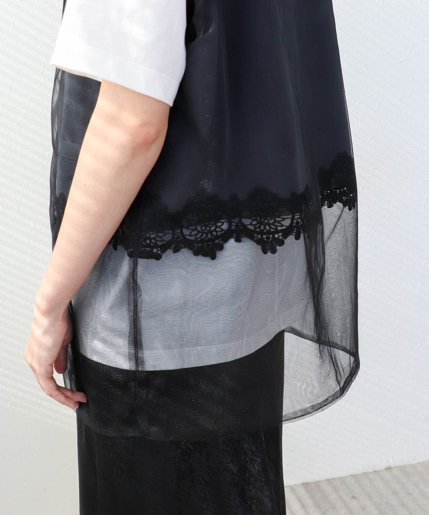 レース切替レイヤードベスト