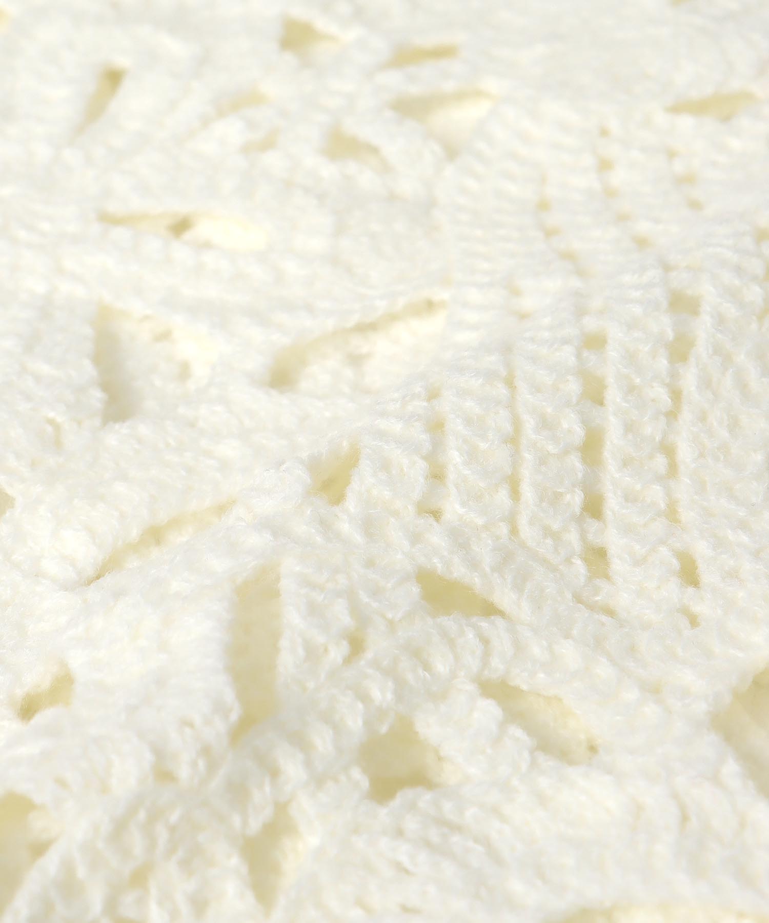 カギ針風フラワープルオーバー