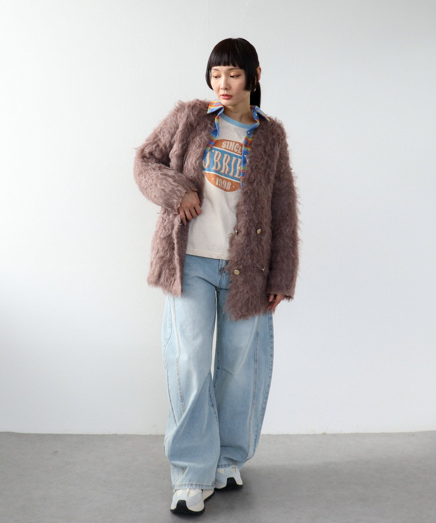 カーヴィーバレルパンツ